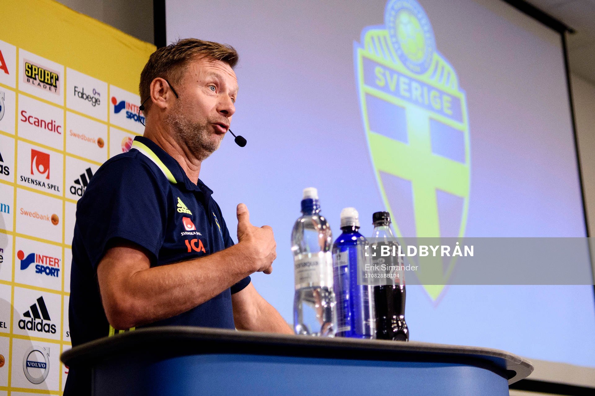 Peter Gerhardsson, förbundskapten för damlandslaget