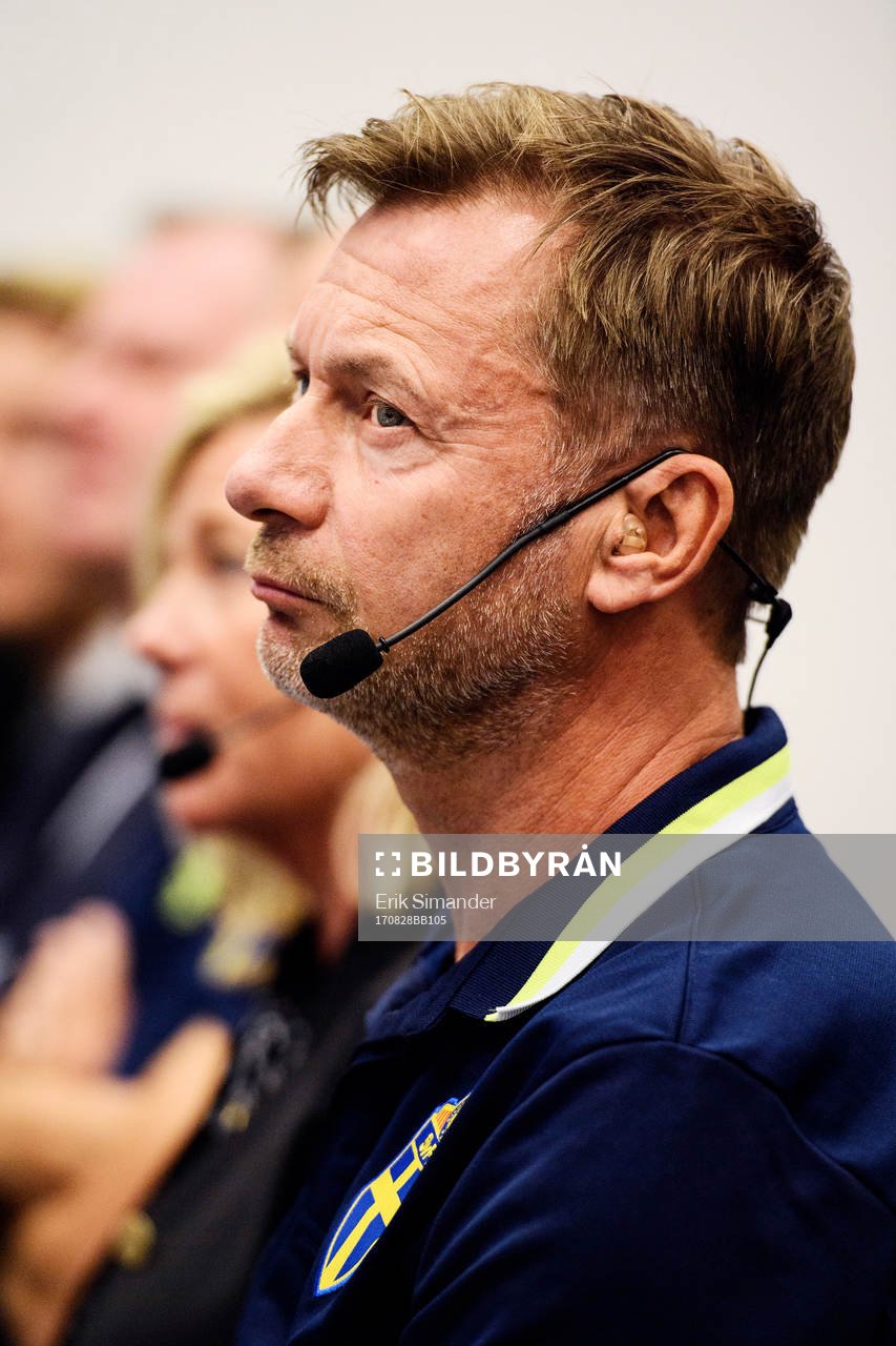 Peter Gerhardsson, förbundskapten för damlandslaget