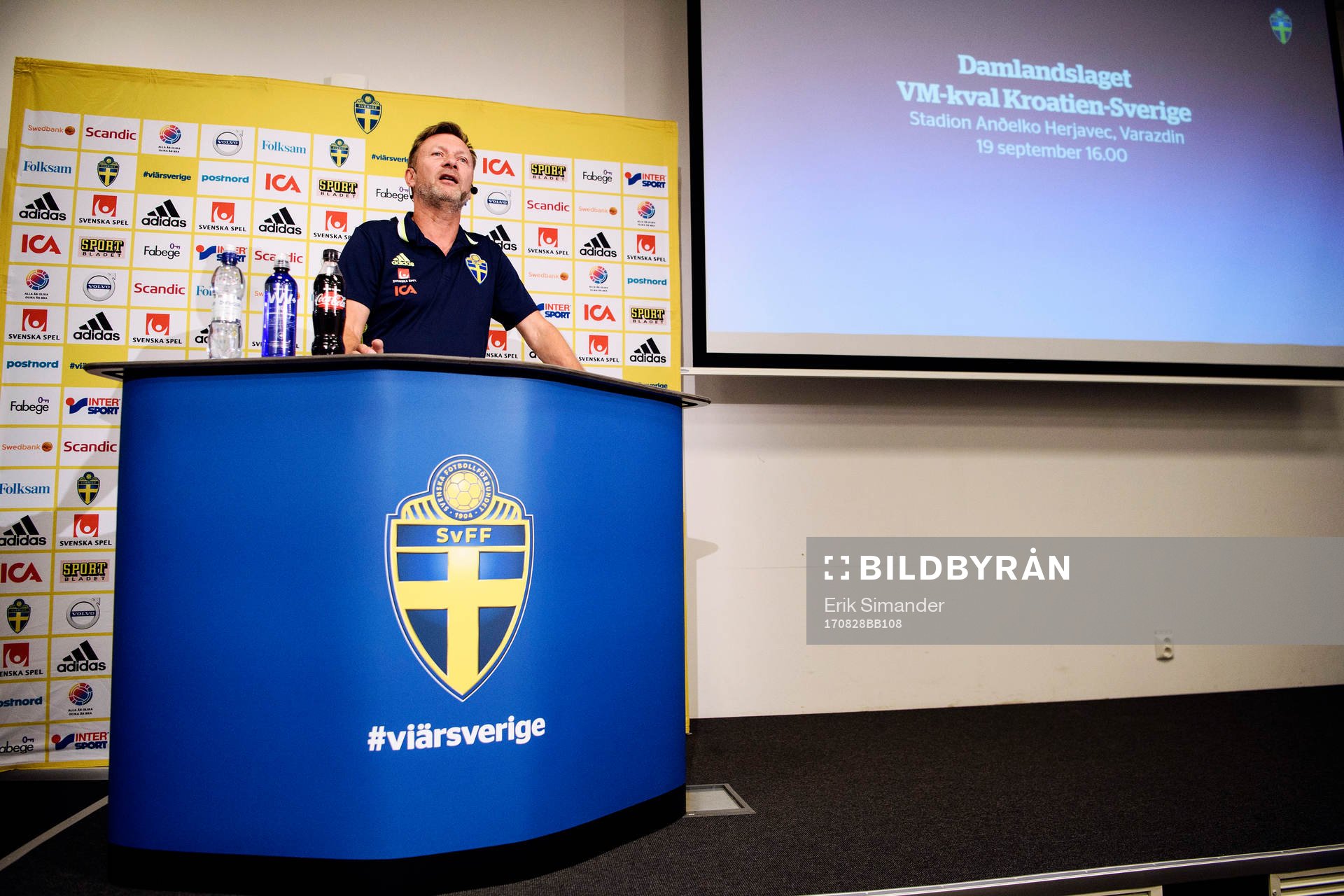 Peter Gerhardsson, förbundskapten för damlandslaget