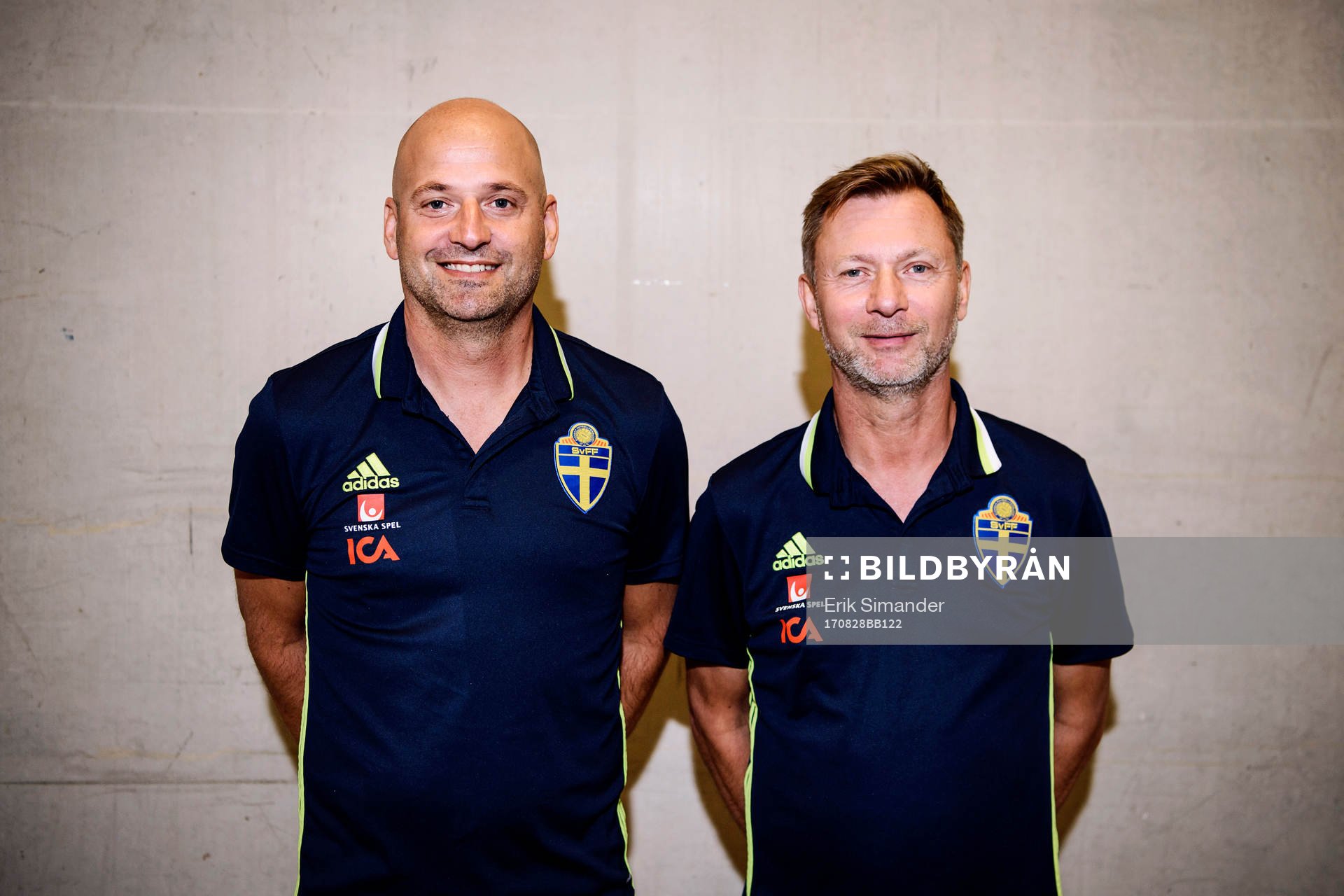 Magnus Wikman, assisterande förbundskapten och Peter