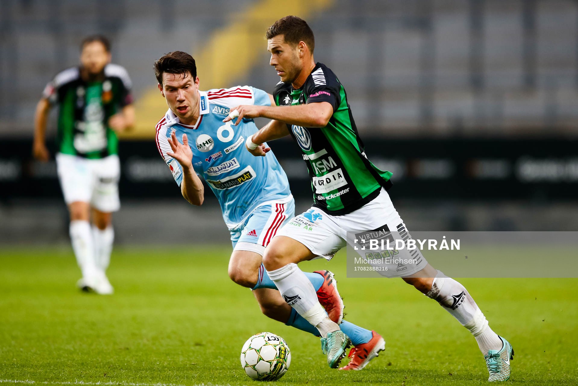 Degerfors Alexander Andersson och GAIS Daniel Bennassar