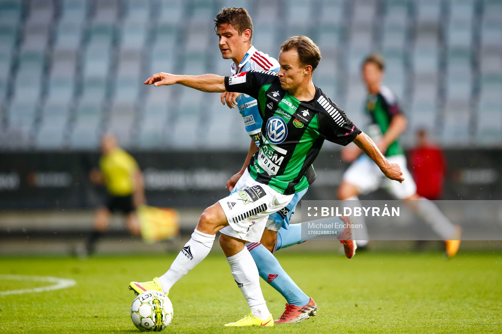 GAIS Anton Wede och Degerfors Filip Stankovic