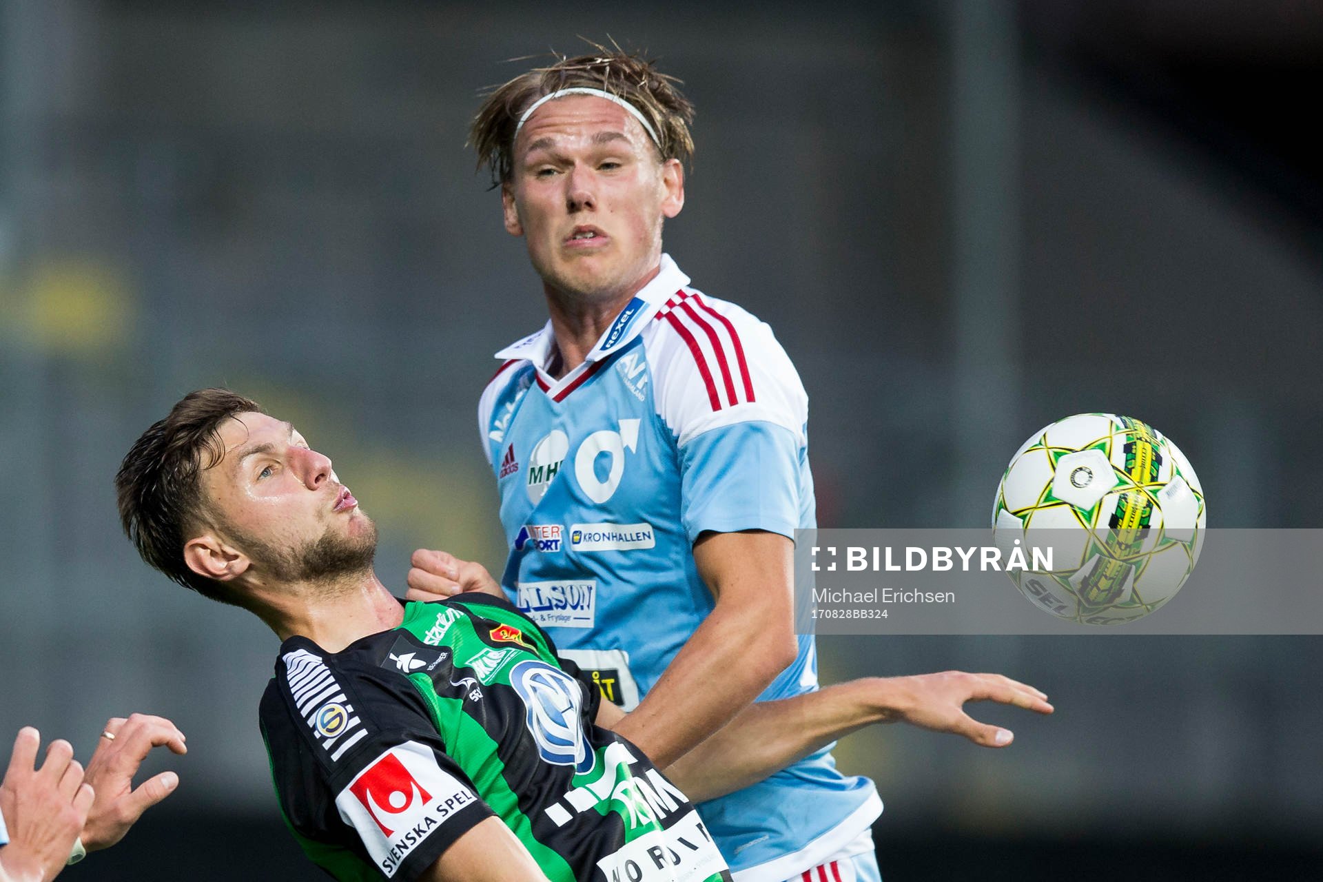GAIS Alibek Aliev och Degerfors Hampus Zackrisson