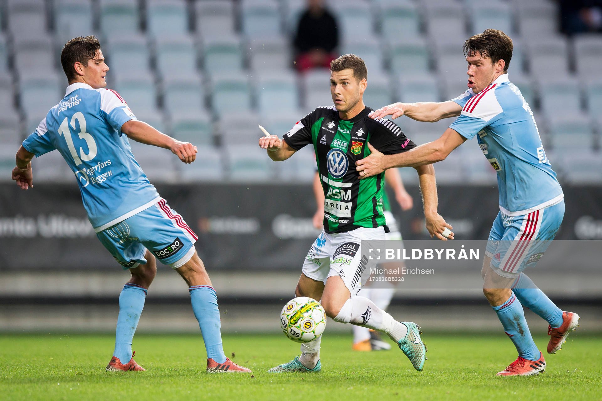GAIS Daniel Bennassar Nilsson mot Degerfors Filip Stankovic