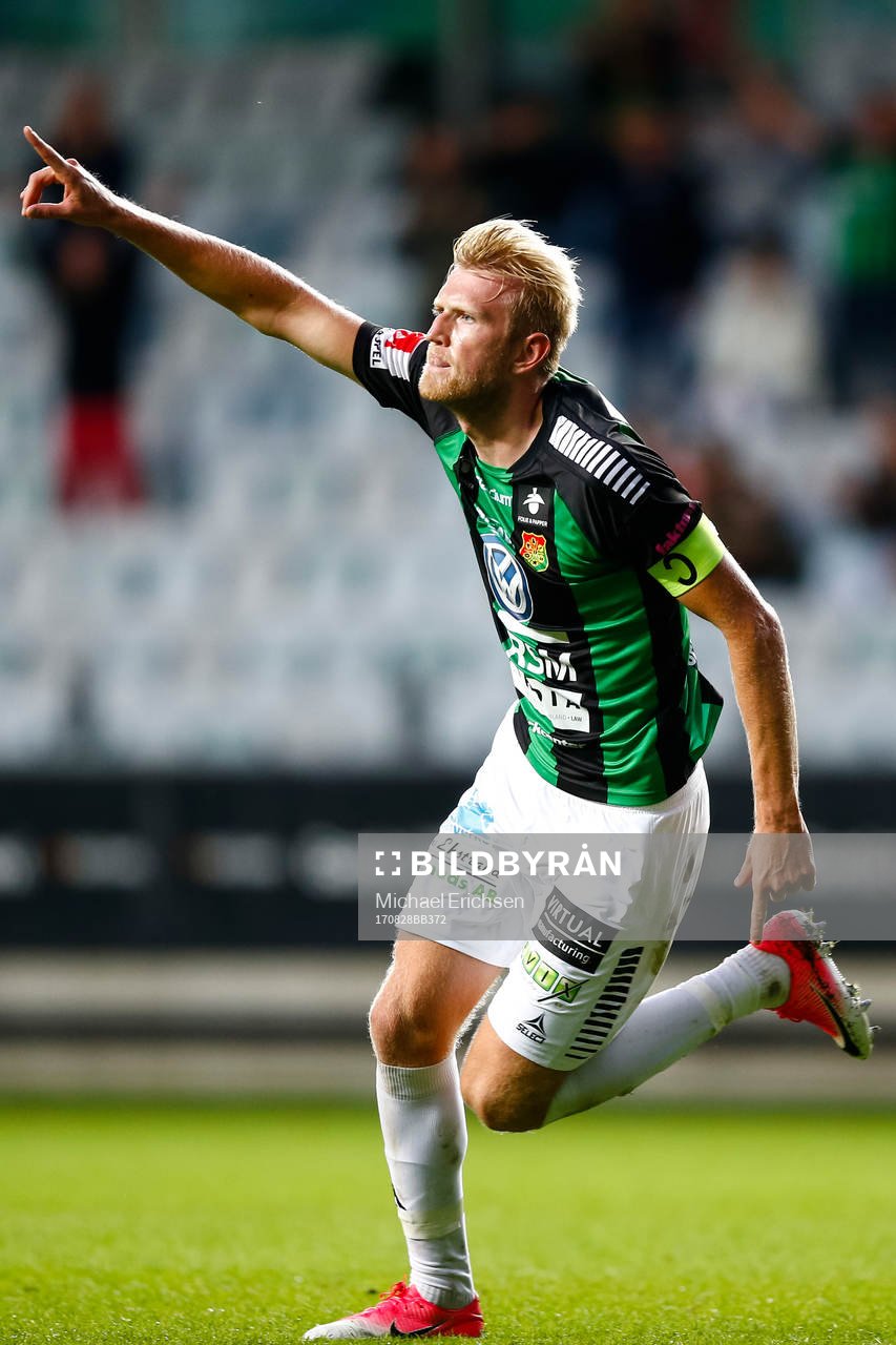 GAIS Carl Nyström jublar