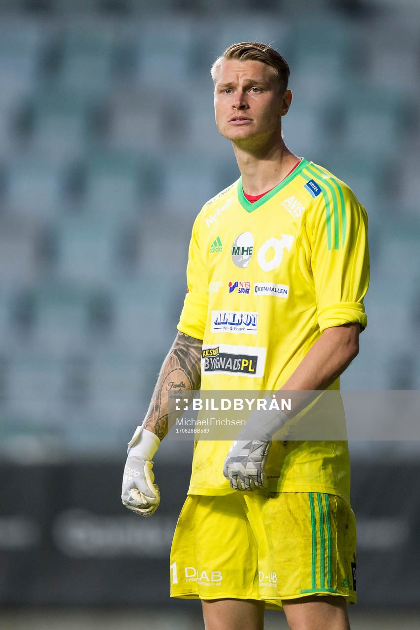 Degerfors målvakt Jesse Öst