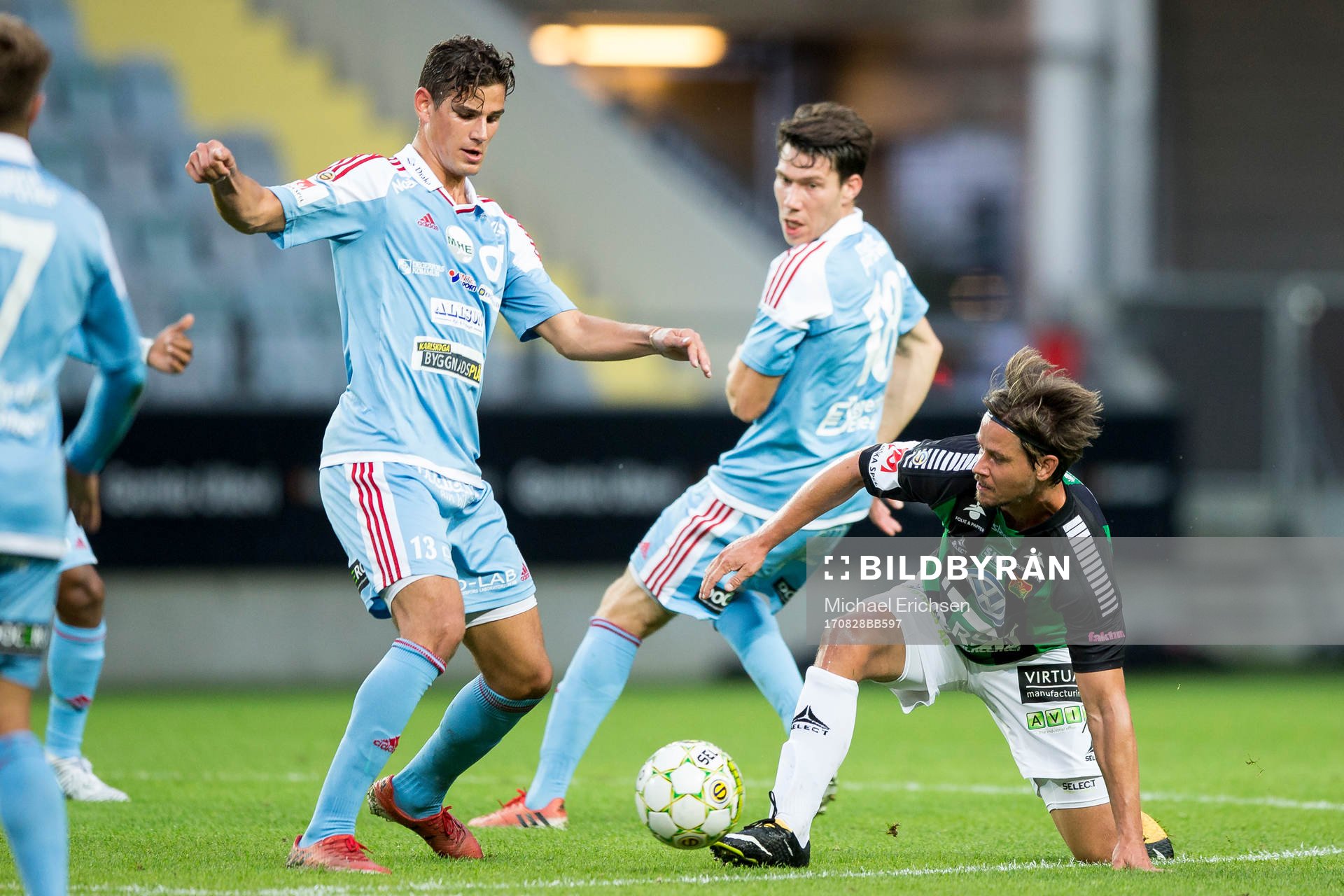 GAIS Dusan Djuric mot Degerfors Filip Stankovic