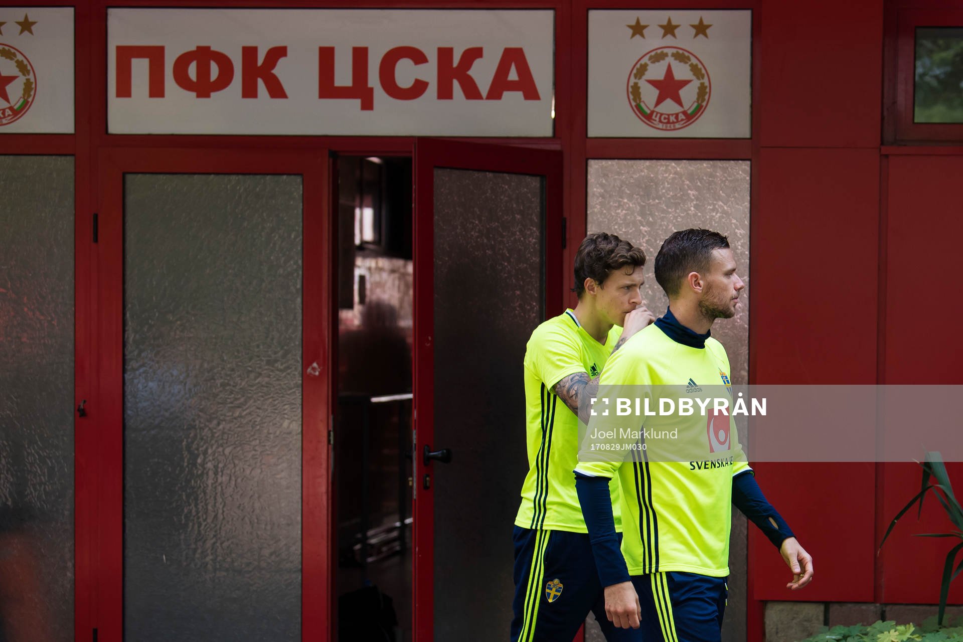 Victor Nilsson Lindelöf och Marcus Berg