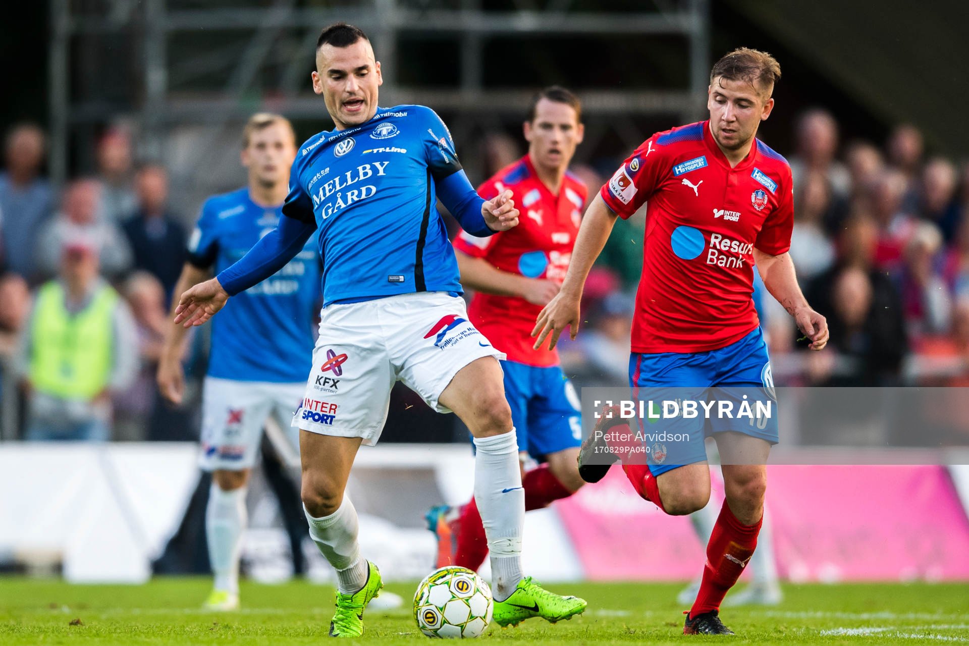 Trelleborgs Dino Islamovic och Helsingborgs Darijan Bojanic