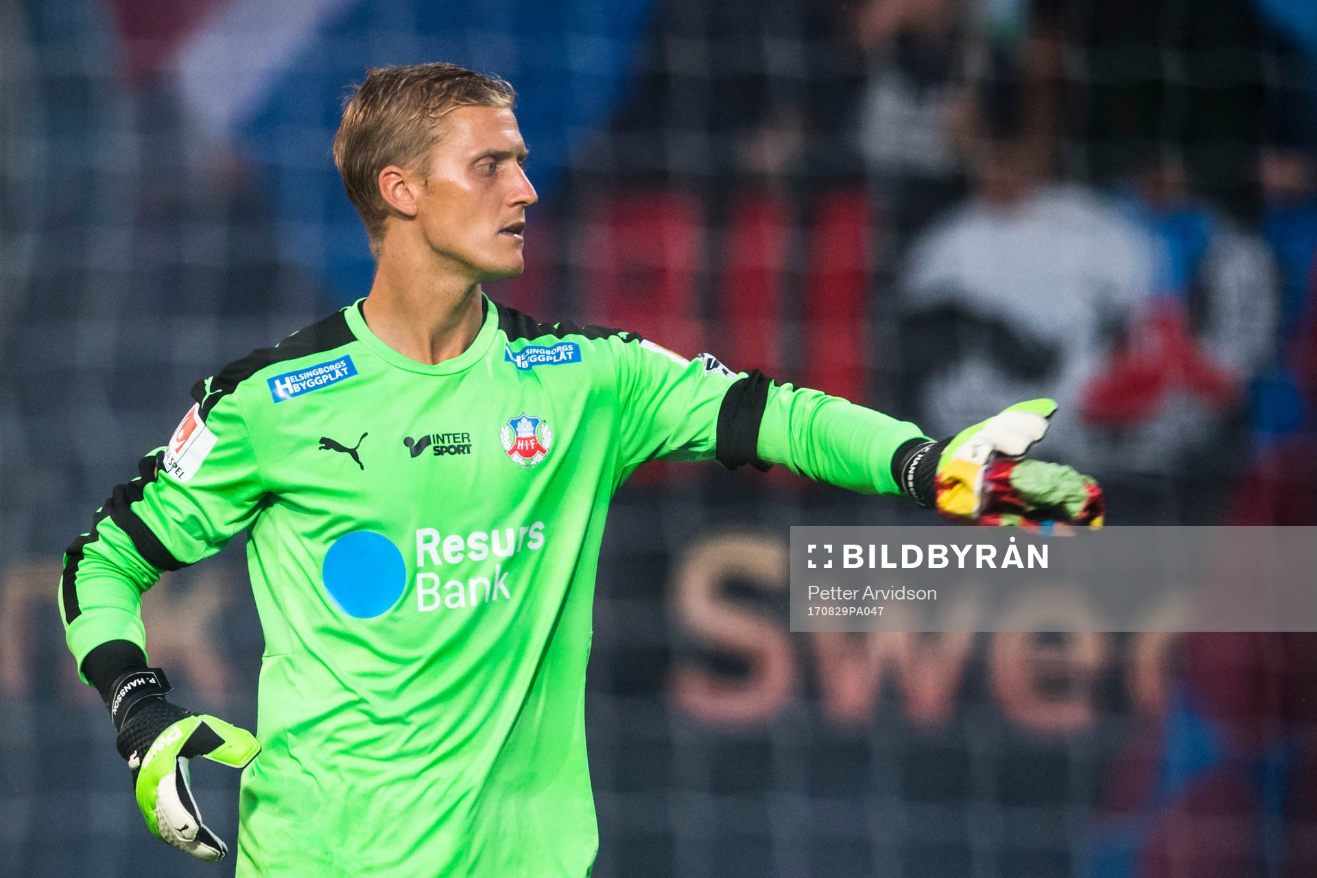 Helsingborgs målvakt Pär Hansson