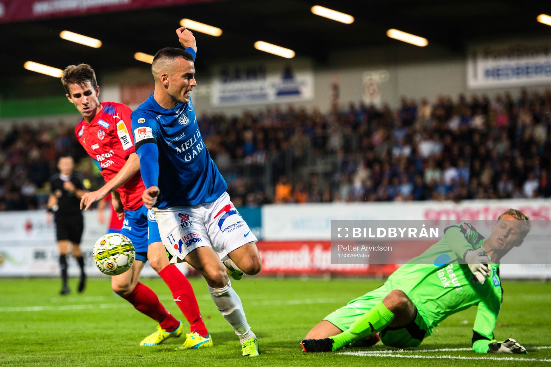 Trelleborgs Dino Islamovic utmanar Helsingborgs Adam