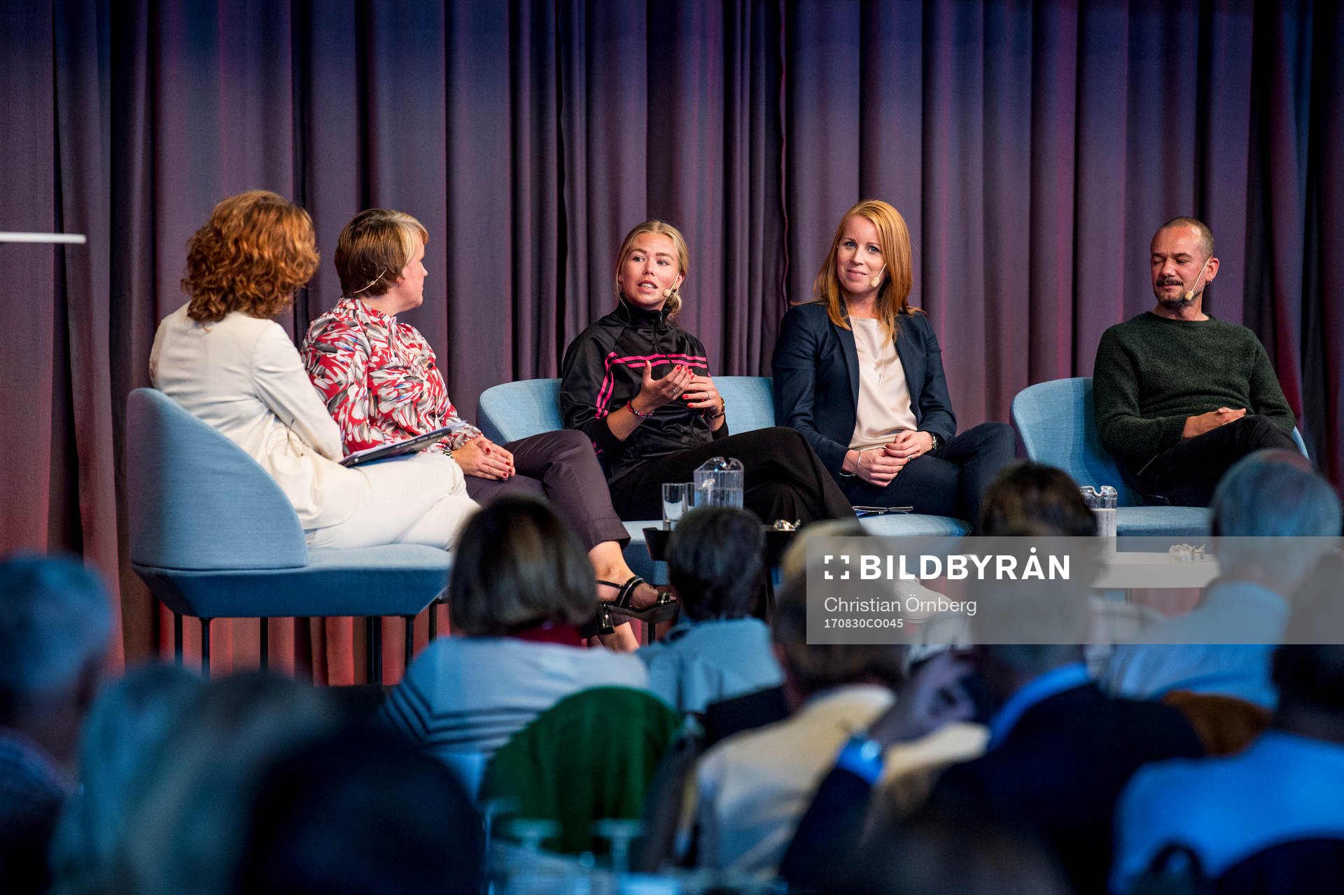 Heidi Avellan, moderator, Linda Wijkström, Elitfotboll