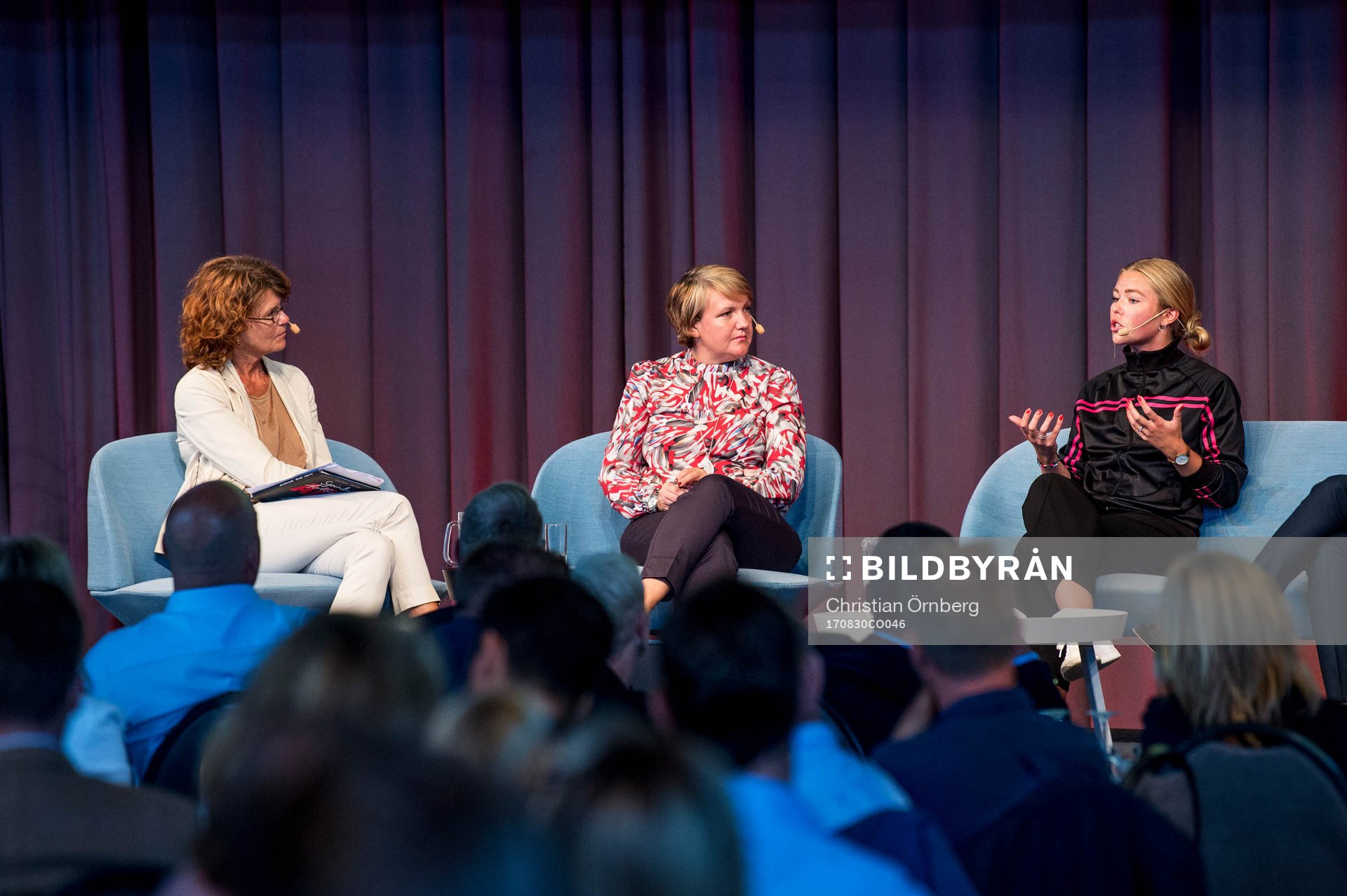 Heidi Avellan, moderator, Linda Wijkström, Elitfotboll Dam