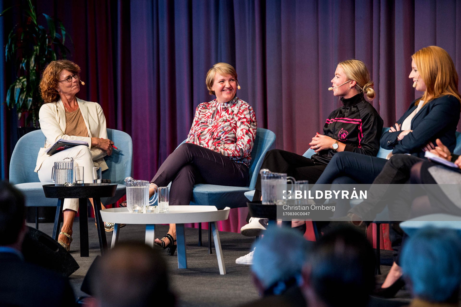Heidi Avellan, moderator, Linda Wijkström, Elitfotboll