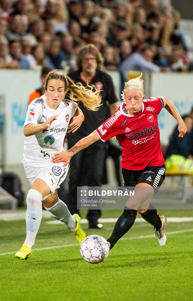 Rosengårds Edina Filekovic mot LB07s Mia Persson