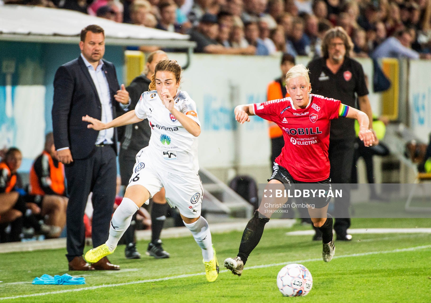 Rosengårds Edina Filekovic mot LB07s Mia Persson