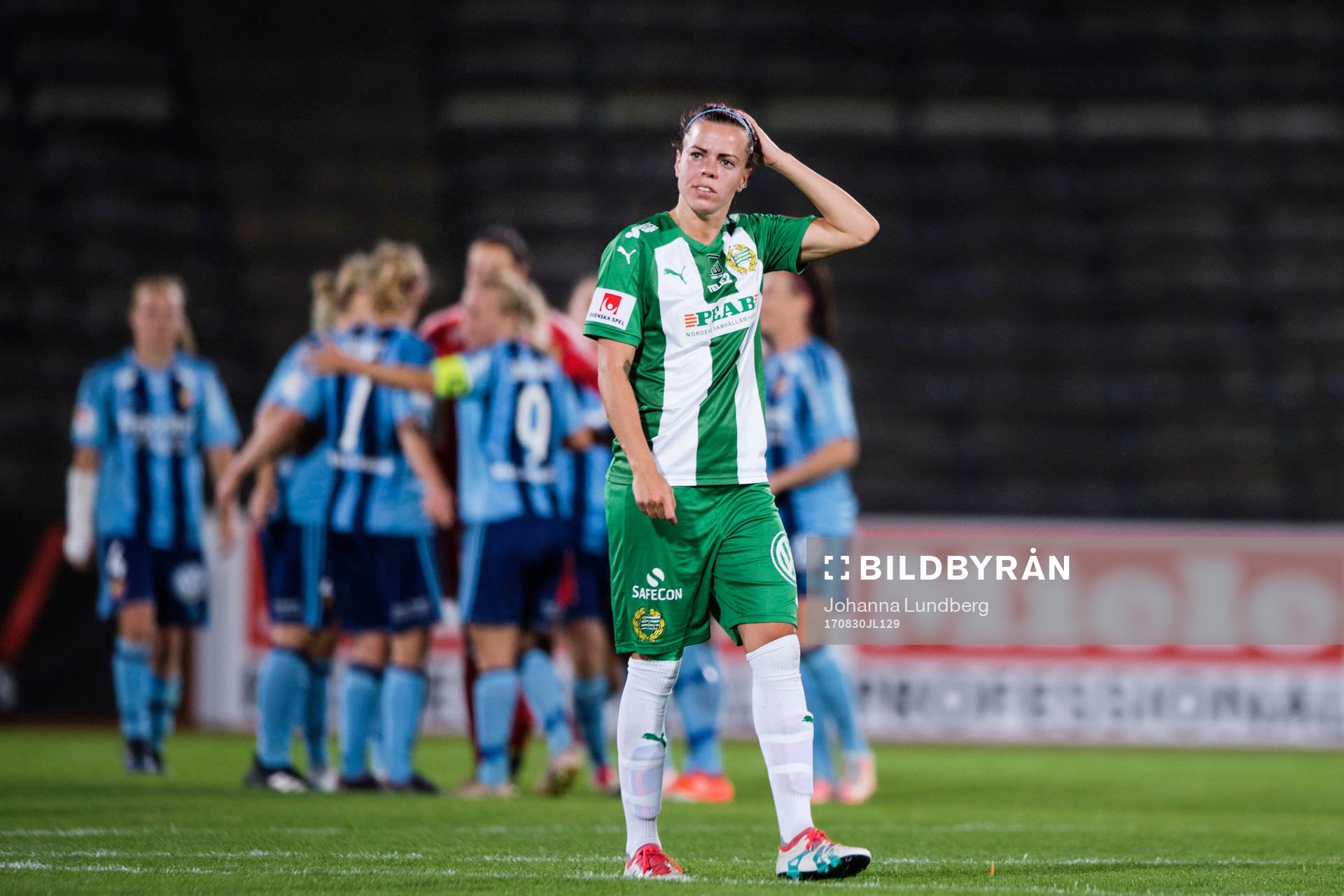Hammarbys Amanda Johansson deppar