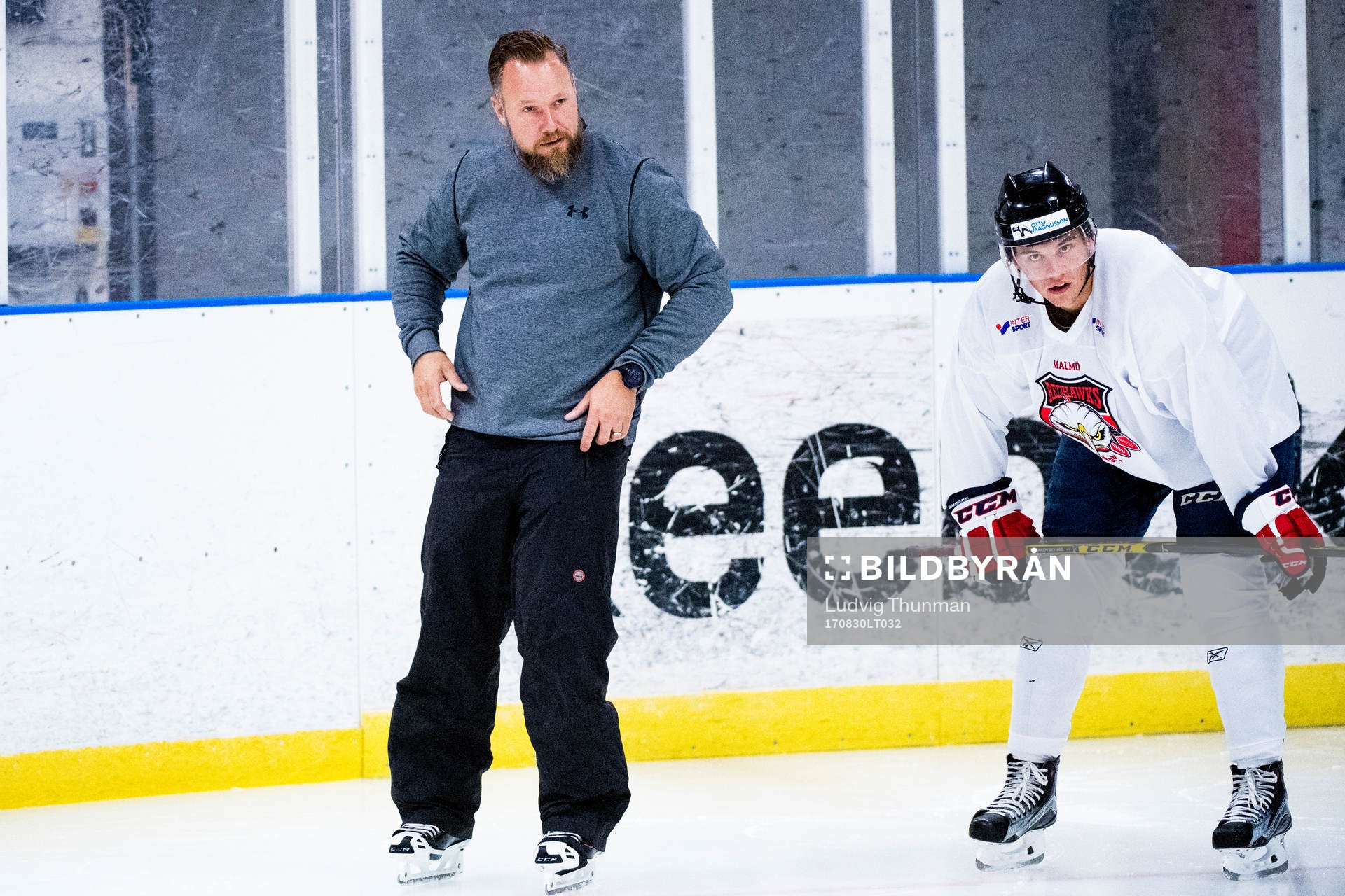 Jonas Morin och Washington Capitals André Burakovsky