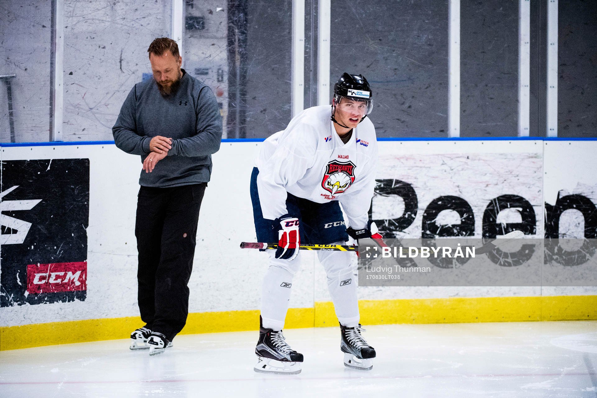 Jonas Morin och Washington Capitals André Burakovsky