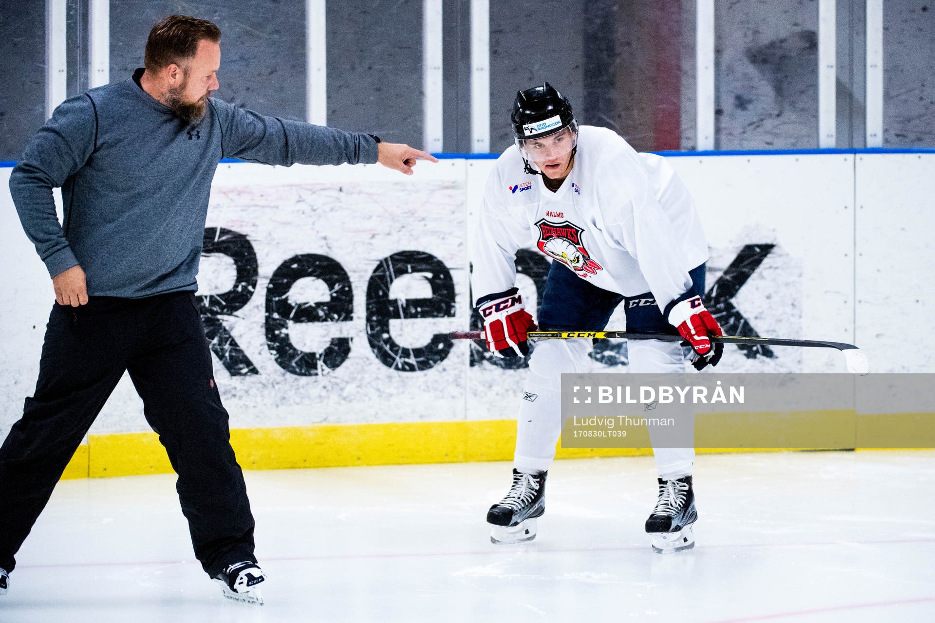 Jonas Morin och Washington Capitals André Burakovsky