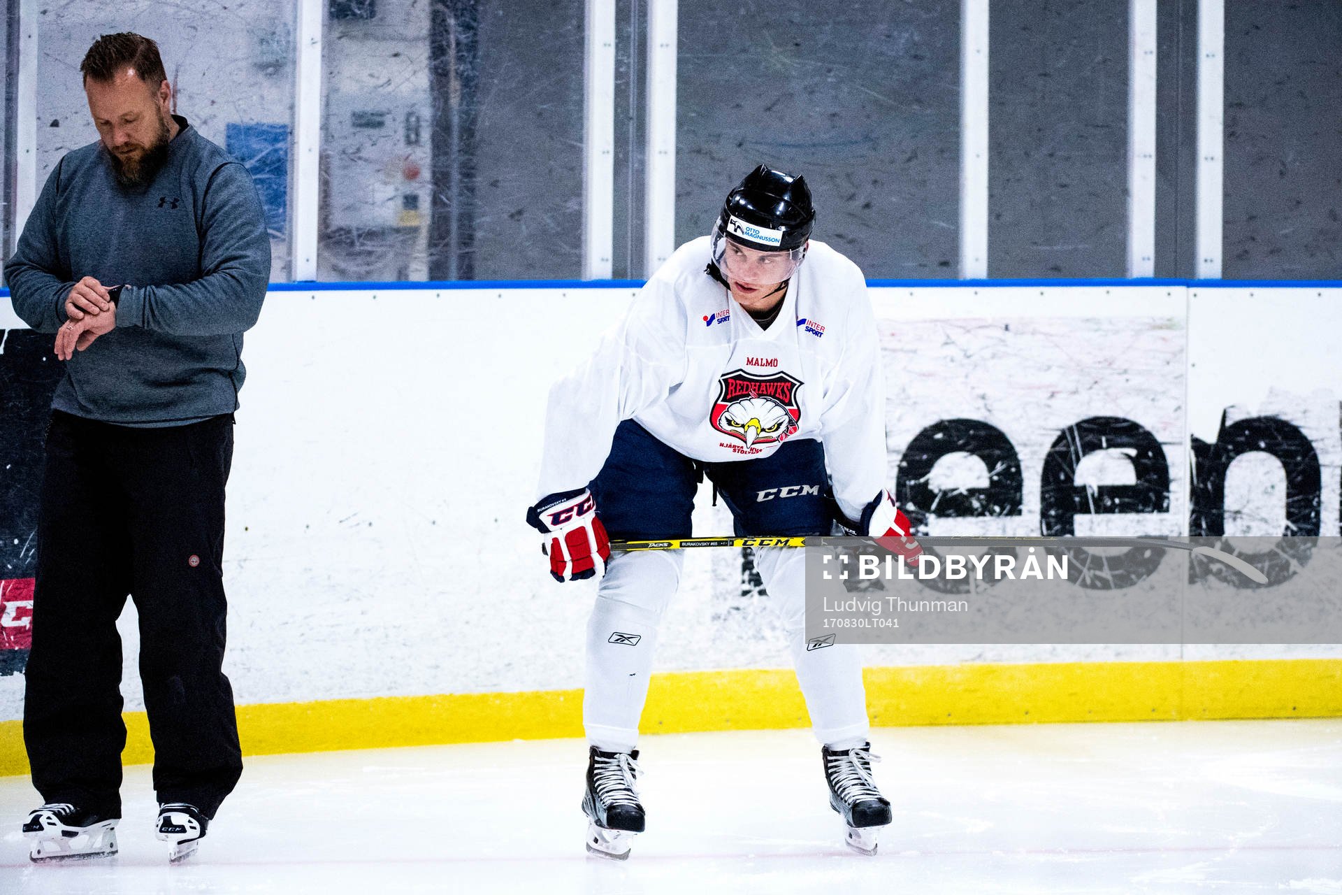 Jonas Morin och Washington Capitals André Burakovsky