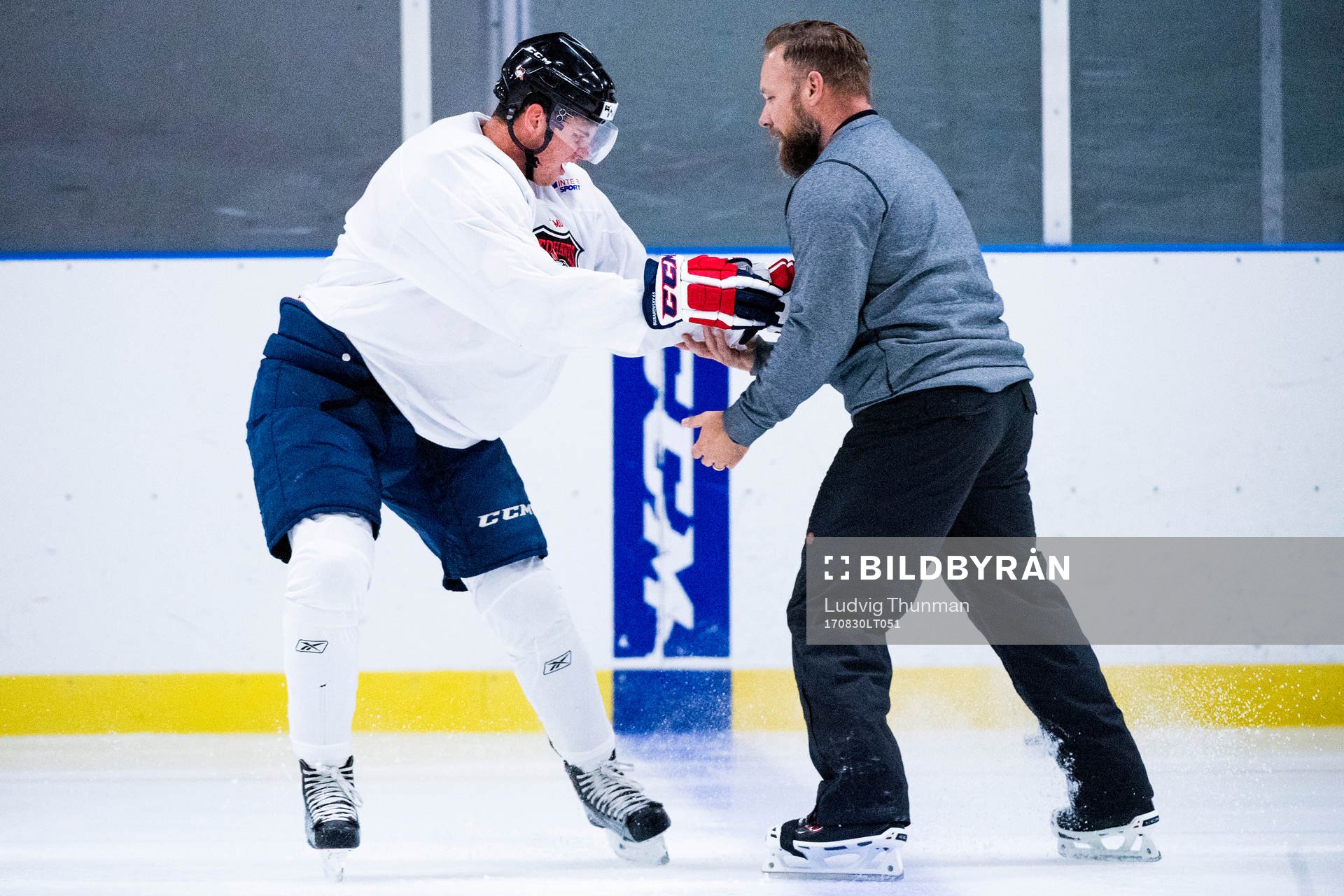 Washington Capitals André Burakovsky och Jonas Morin