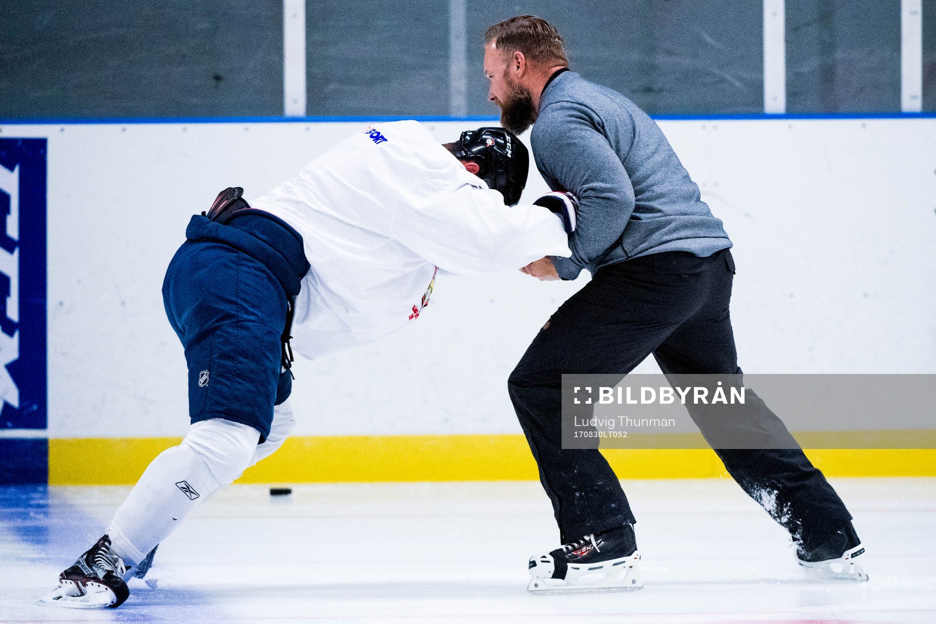 Washington Capitals André Burakovsky och Jonas Morin