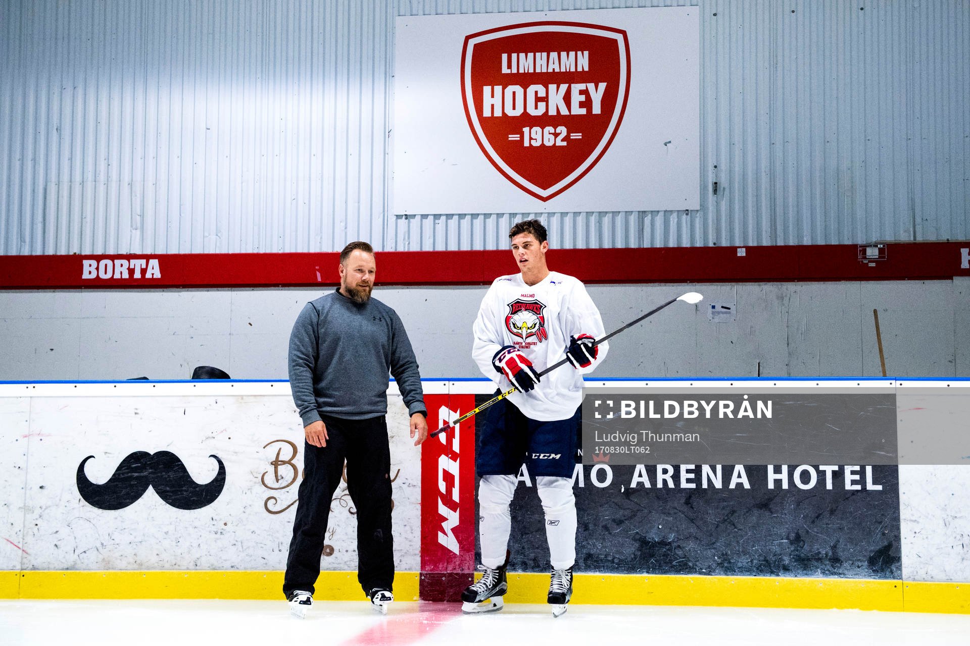 Jonas Morin och Washington Capitals André Burakovsky