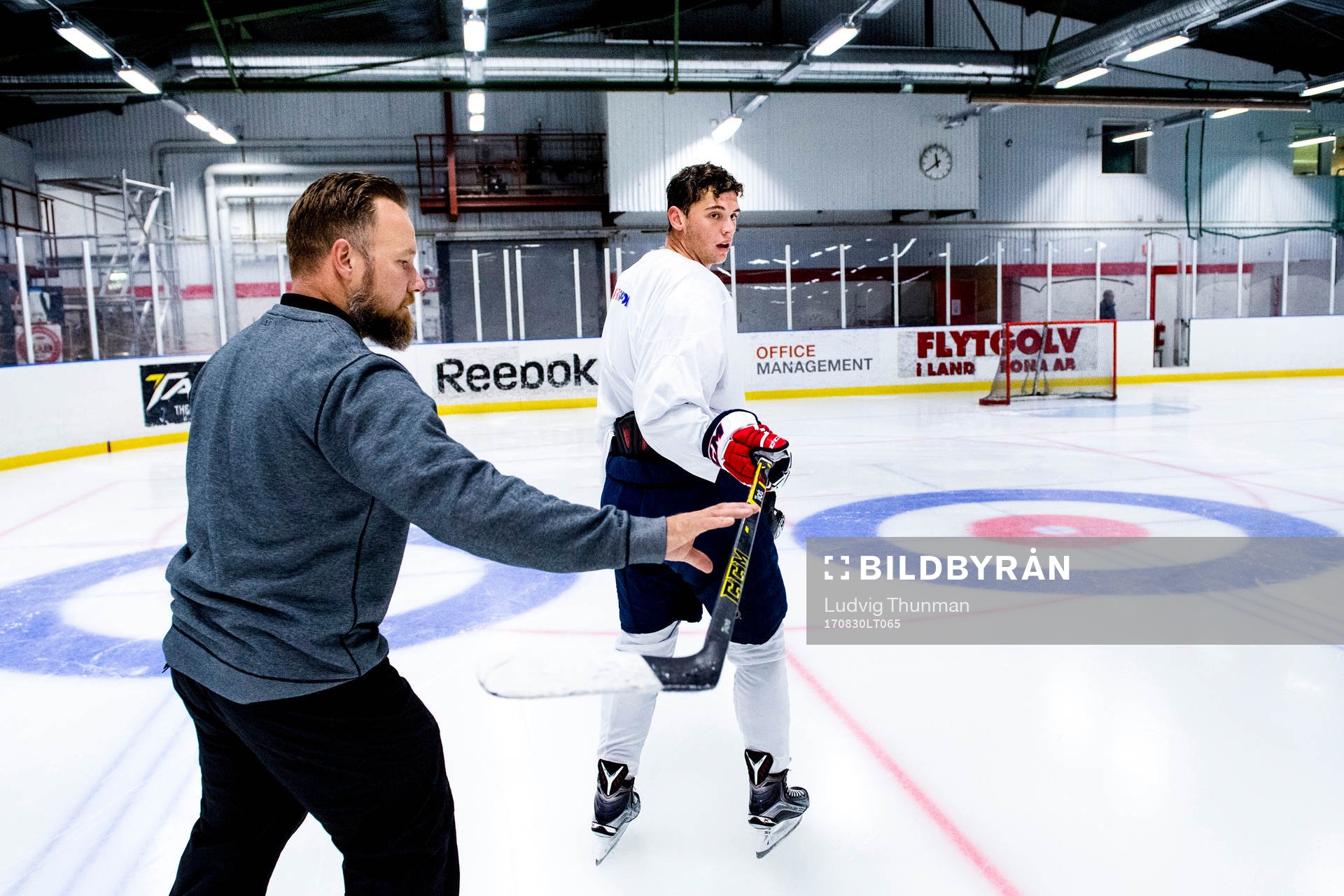 Jonas Morin och Washington Capitals André Burakovsky