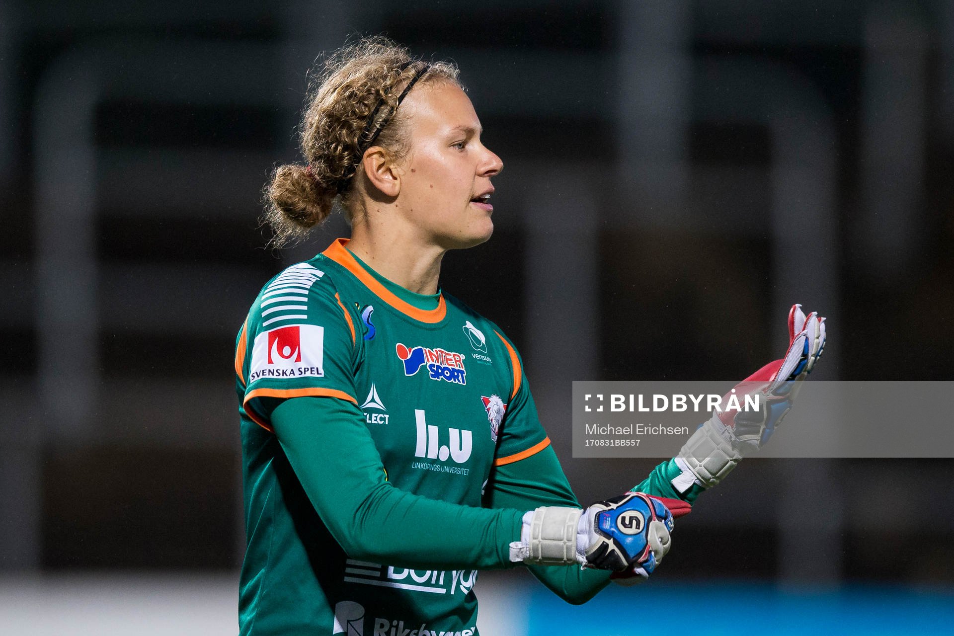 Linköpings målvakt Cajsa Andersson