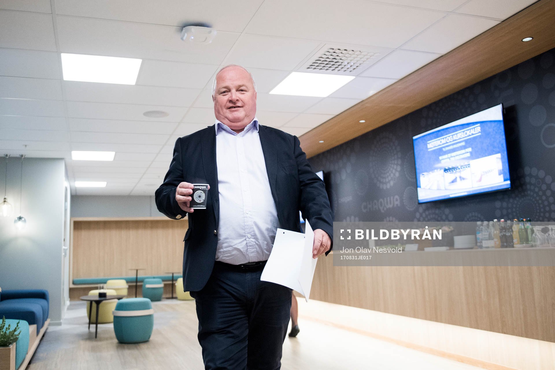 President Terje Svendsen of the Norwegian Football