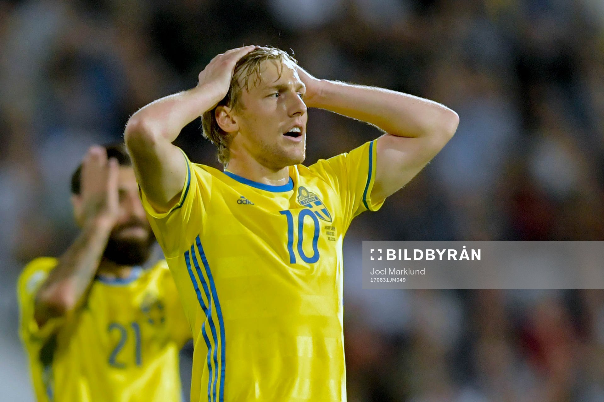 Sveriges Emil Forsberg deppar