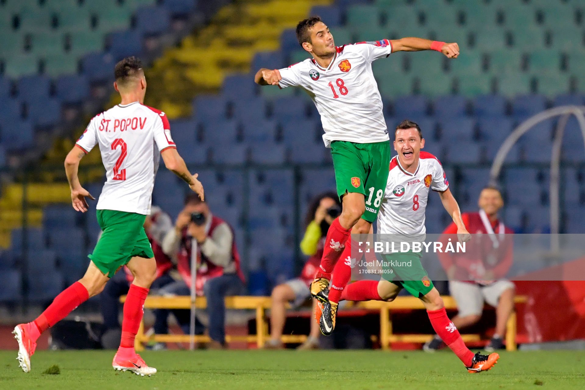 Bulgariens Strahil Popov, Ivaylo Chochev och Todor Nedelev