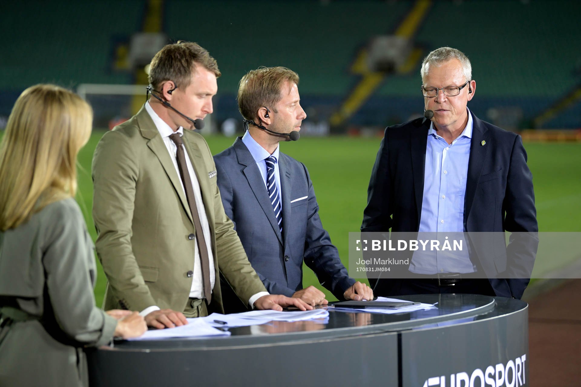 Karin Frick, Kim Källström, Simon Bank och Sveriges