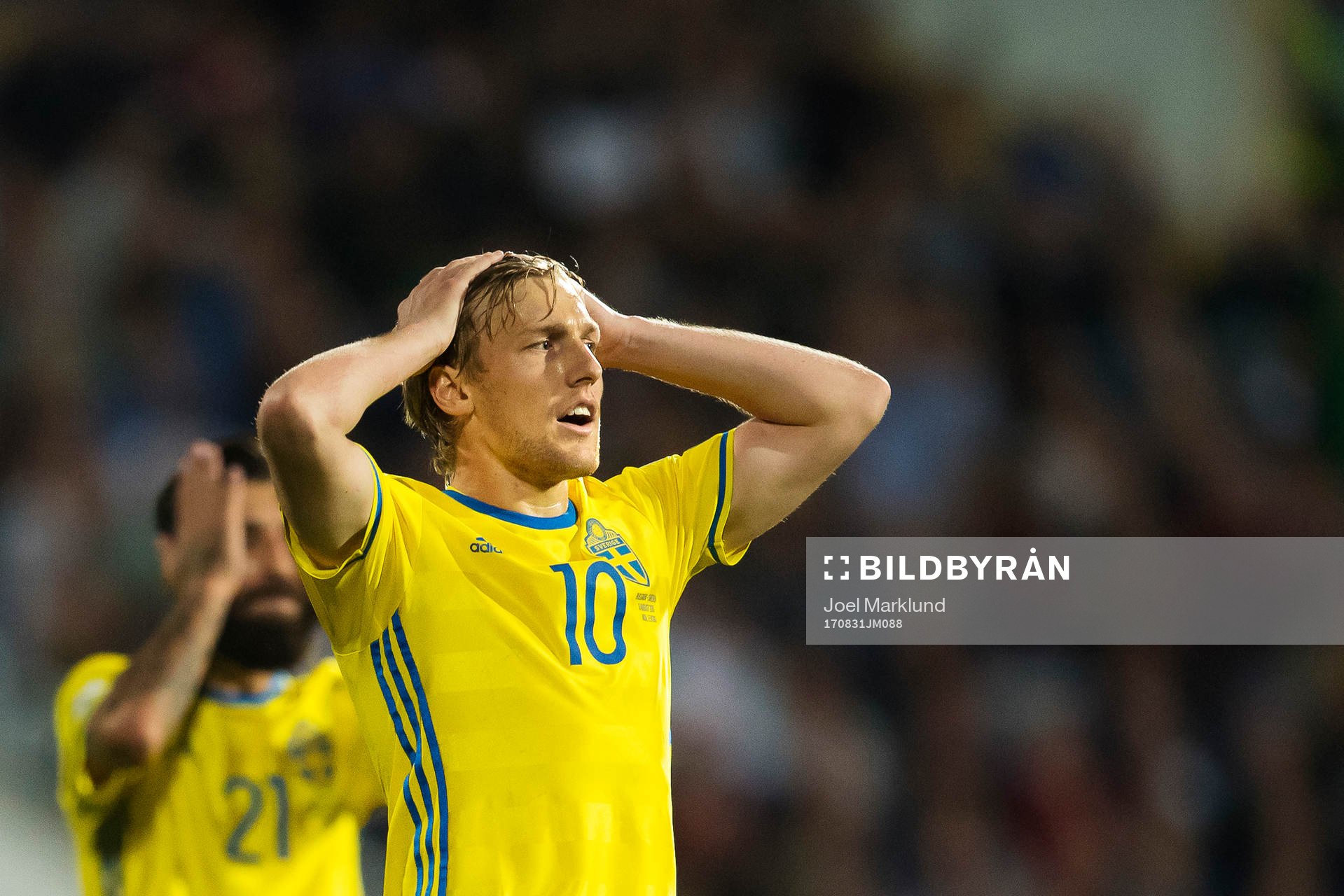 Sveriges Emil Forsberg deppar