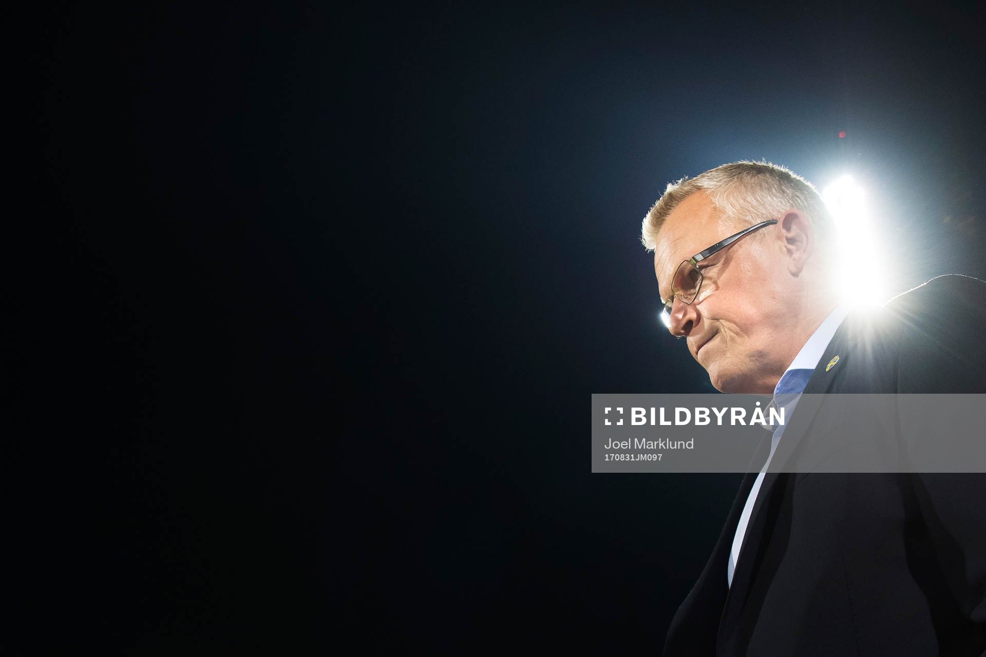 Sveriges förbundskapten Janne Andersson på väg in till