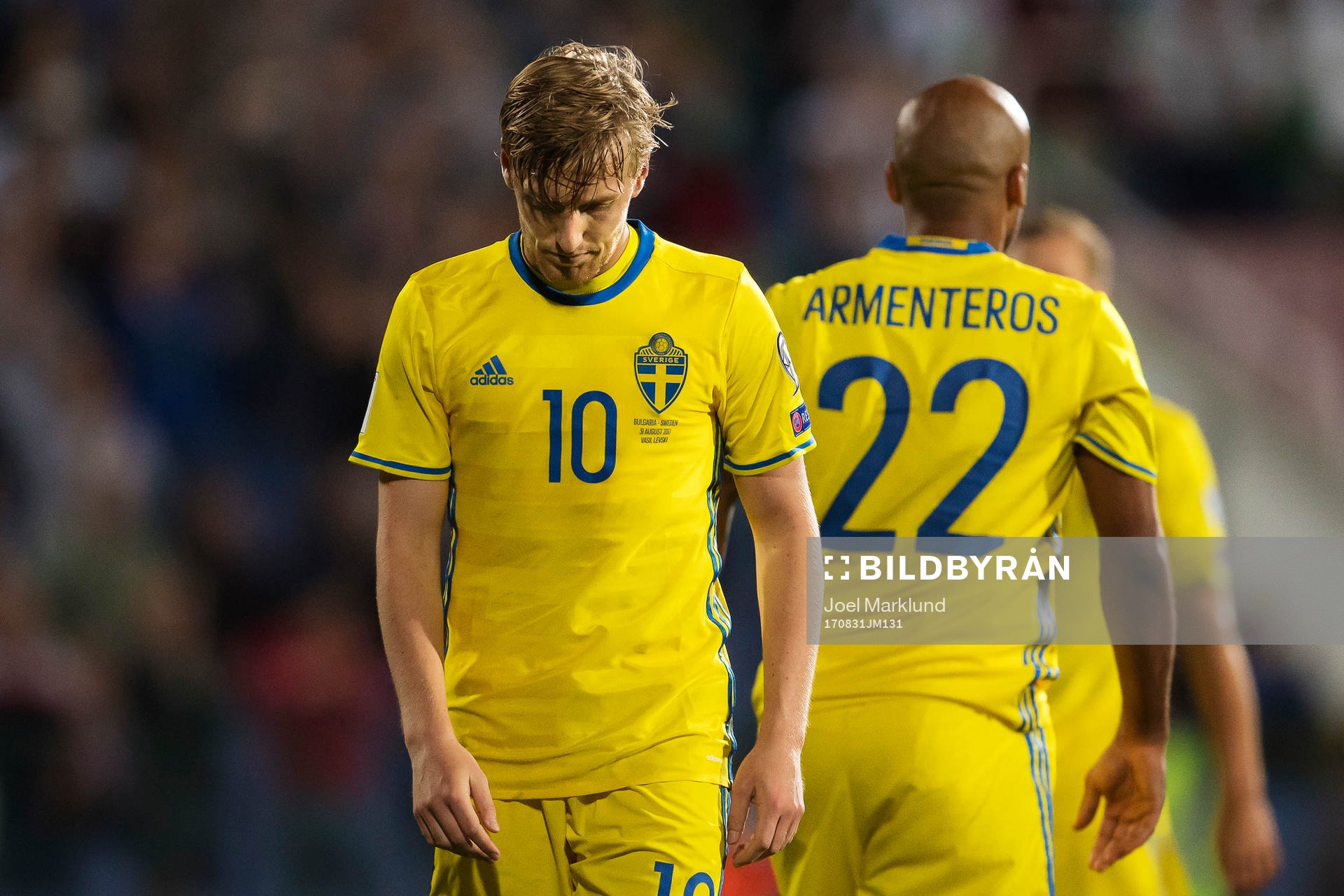 Sveriges Emil Forsberg deppar