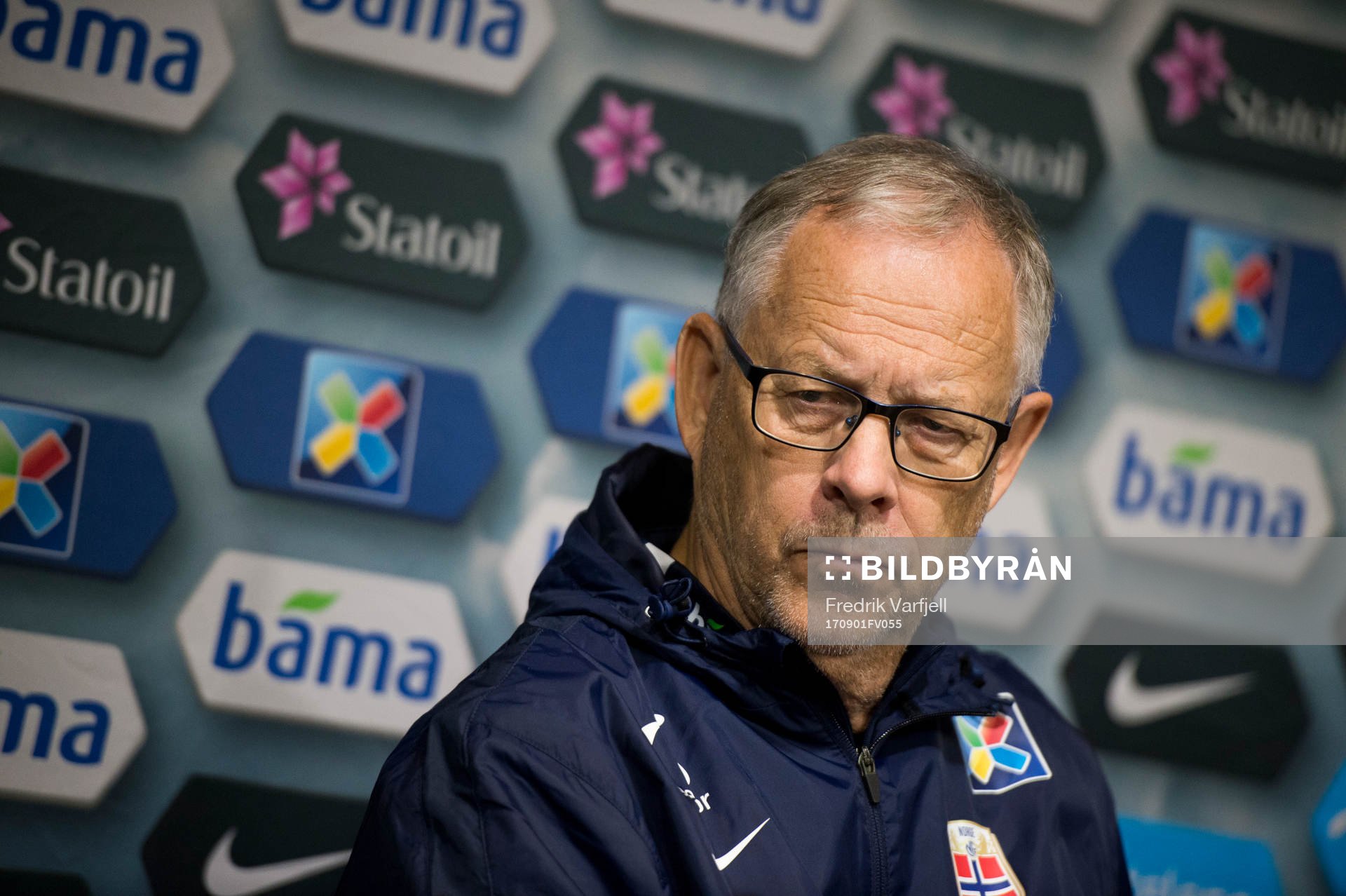Lars Lagerbäck, head coach of Norway
