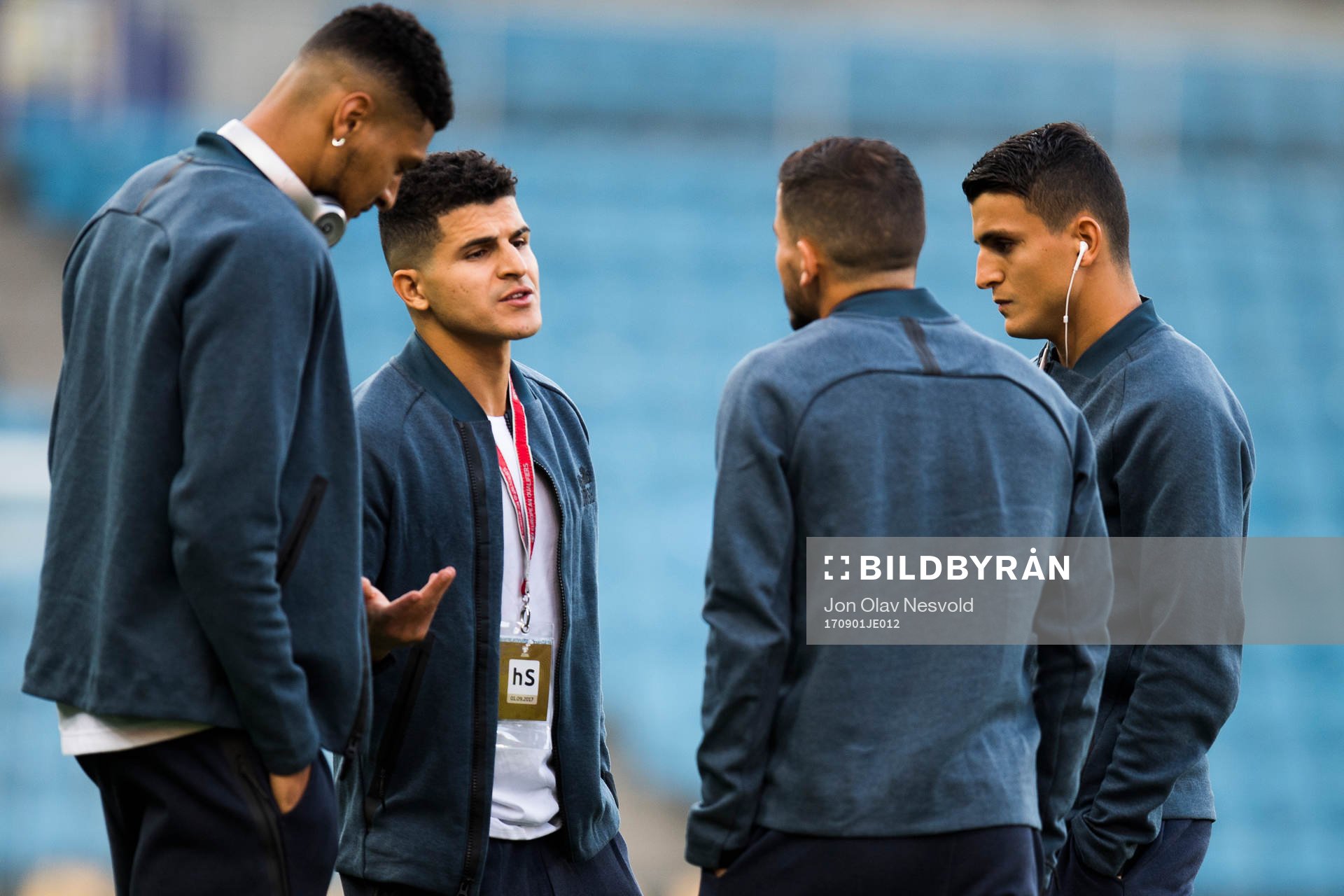 Joshua King, Tarik Elyounoussi and Mohamed Elyounoussi of