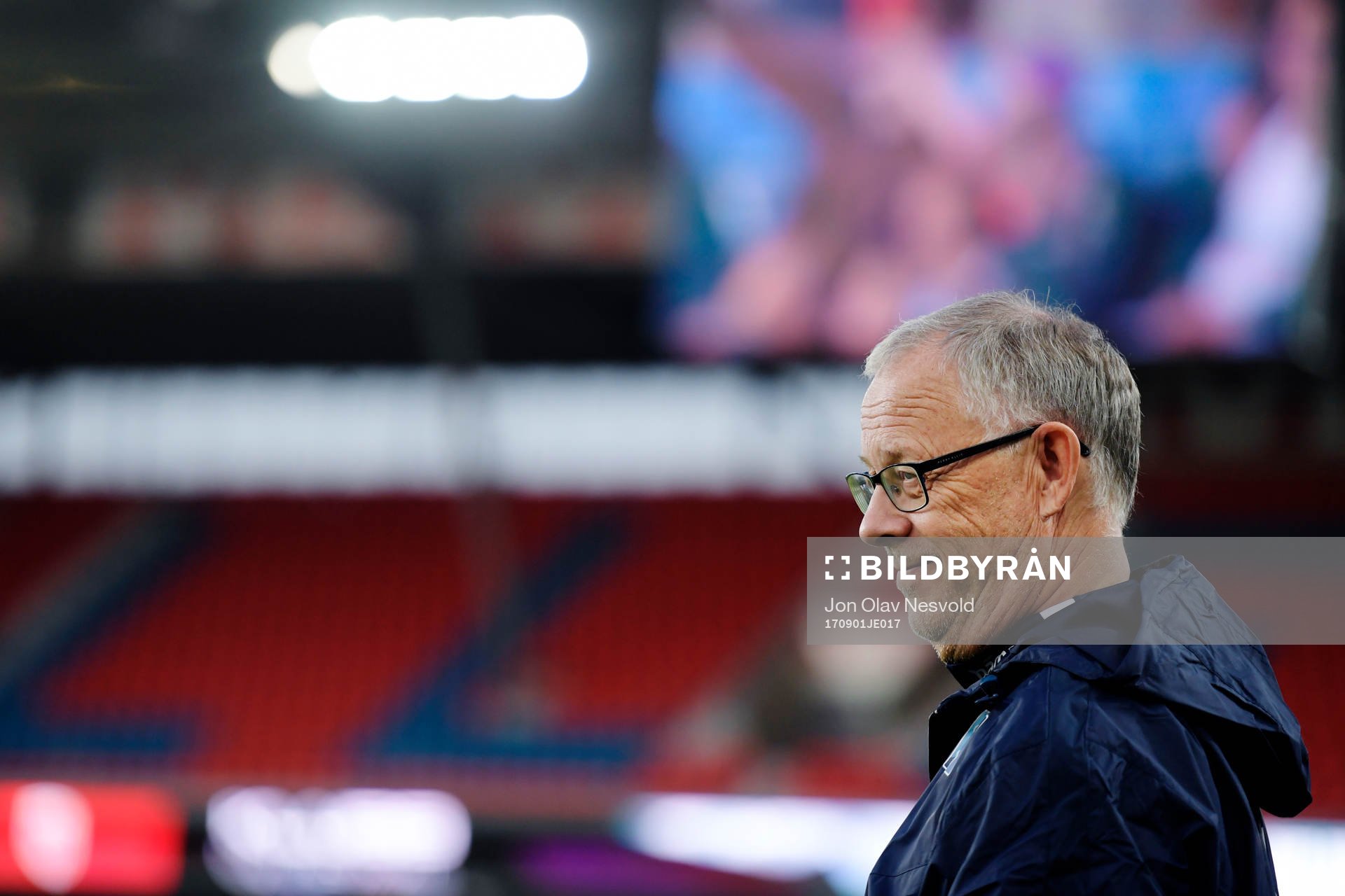 Lars Lagerbäck, head coach of Norway