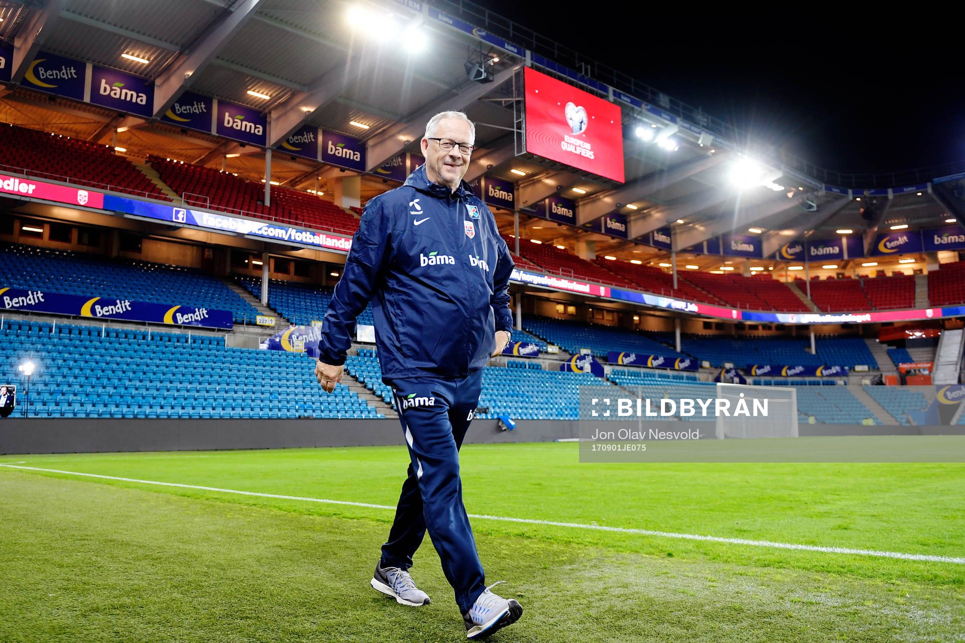 Lars Lagerbäck, head coach of Norway