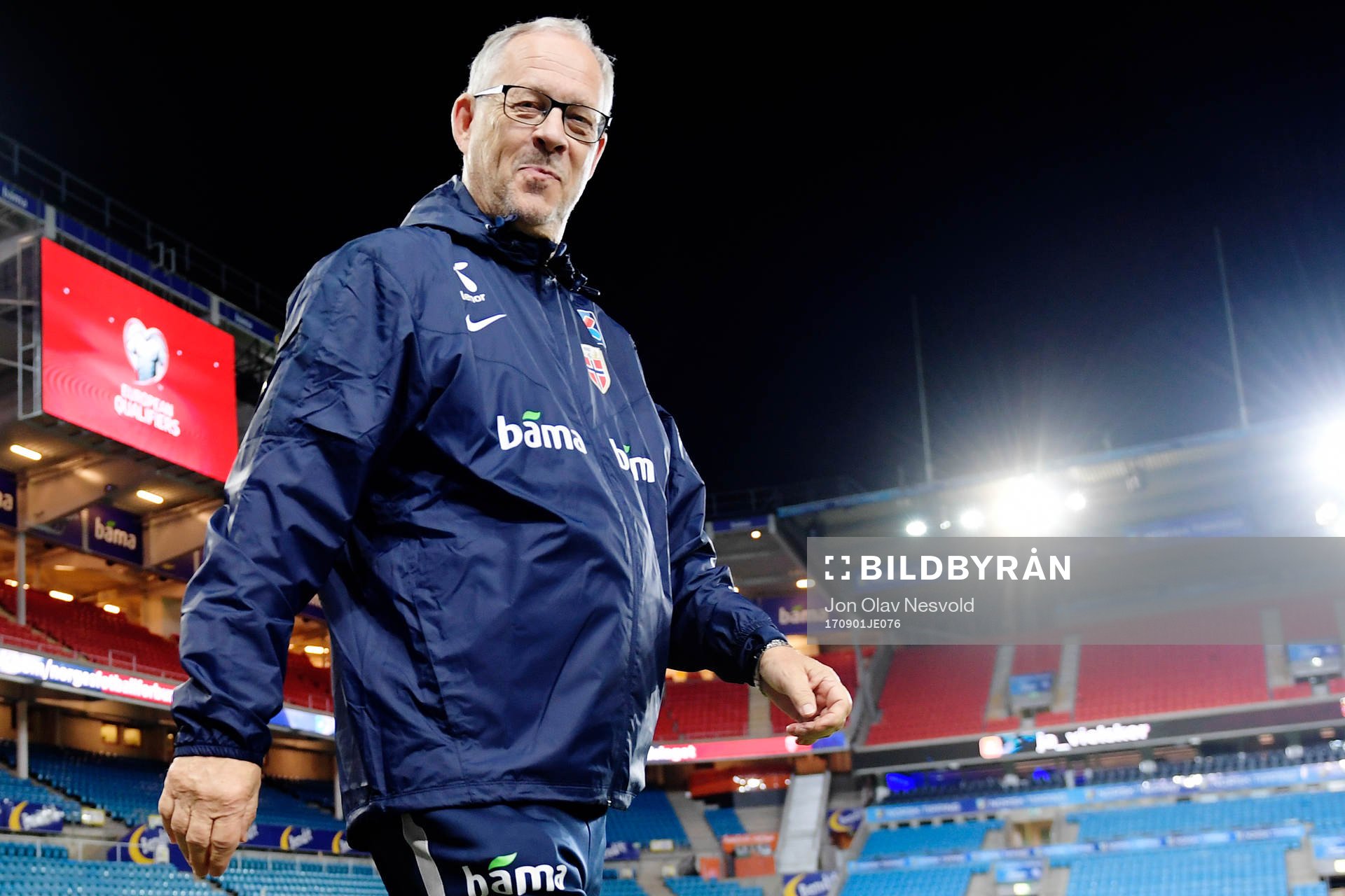 Lars Lagerbäck, head coach of Norway