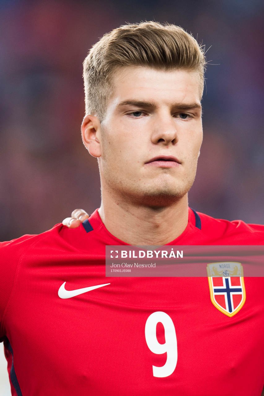 Alexander Sørloth of Norway