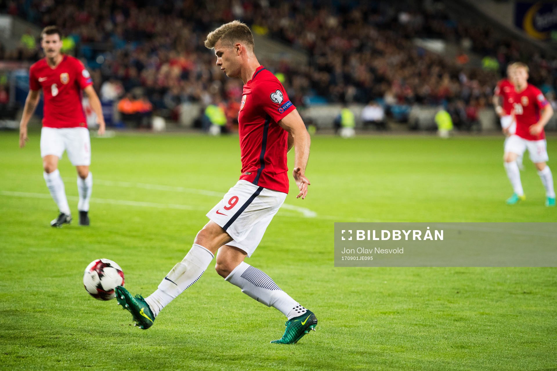 Alexander Sørloth of Norway
