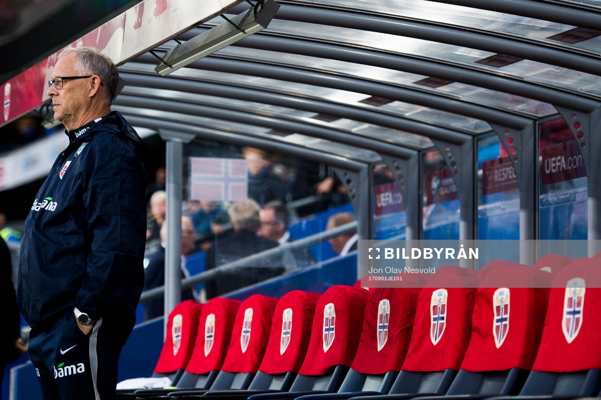 Lars Lagerbäck, head coach of Norway