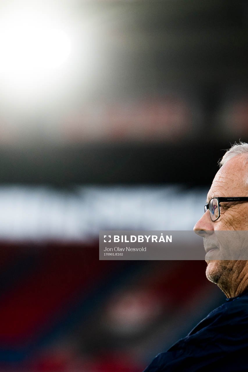 Lars Lagerbäck, head coach of Norway