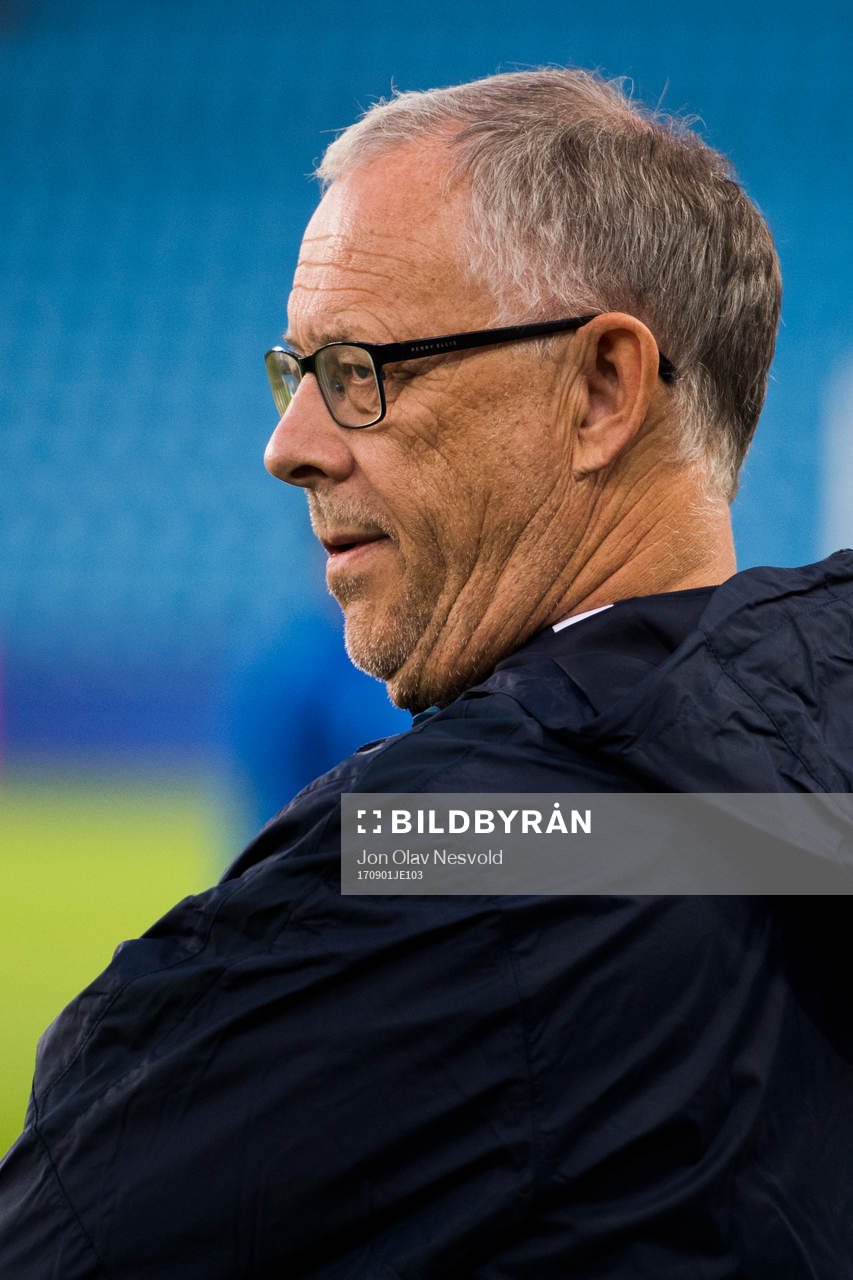 Lars Lagerbäck, head coach of Norway