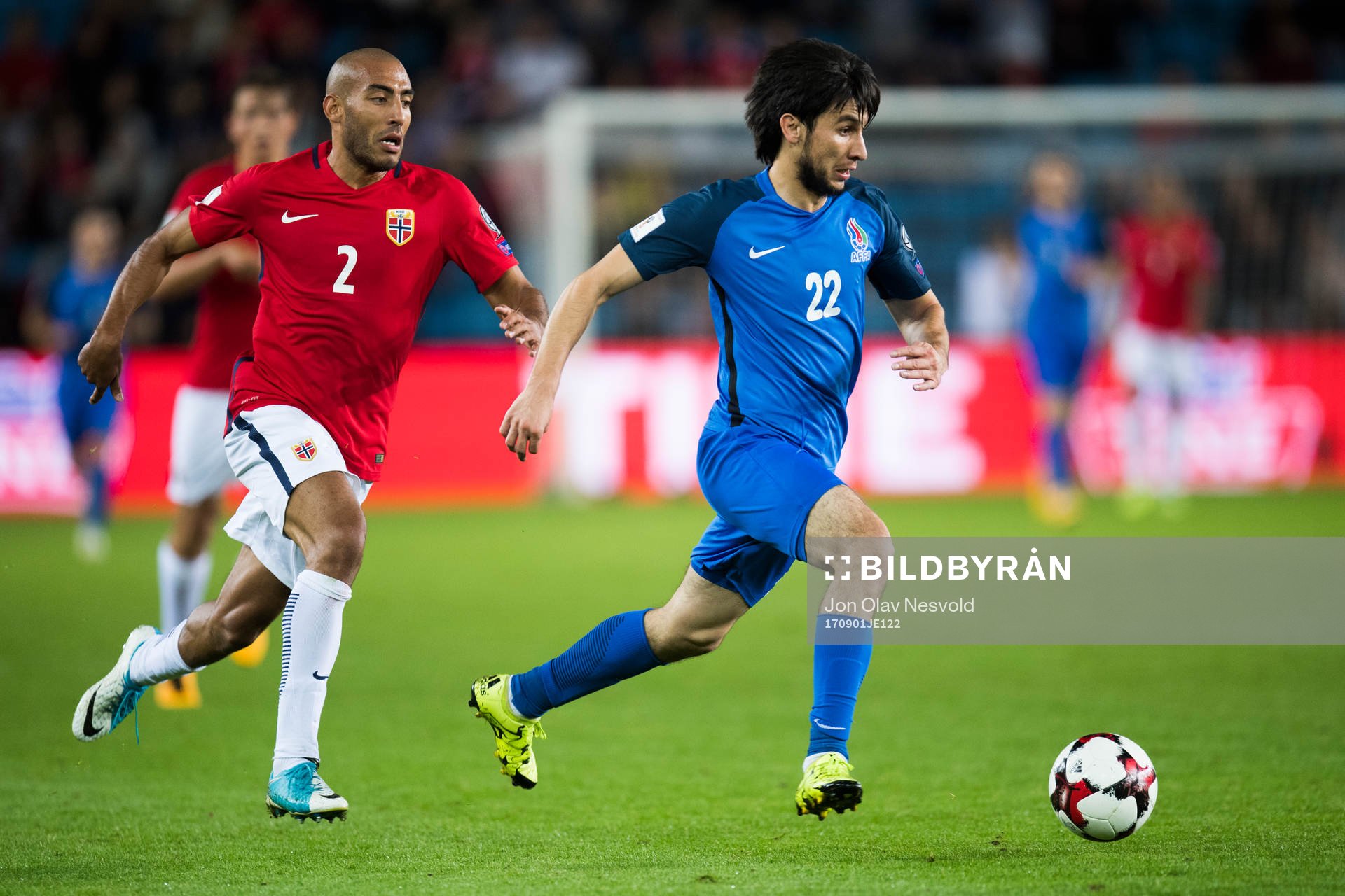 Haitam Aleesami of Norway and Afran Ismayilov of Azerbaijan