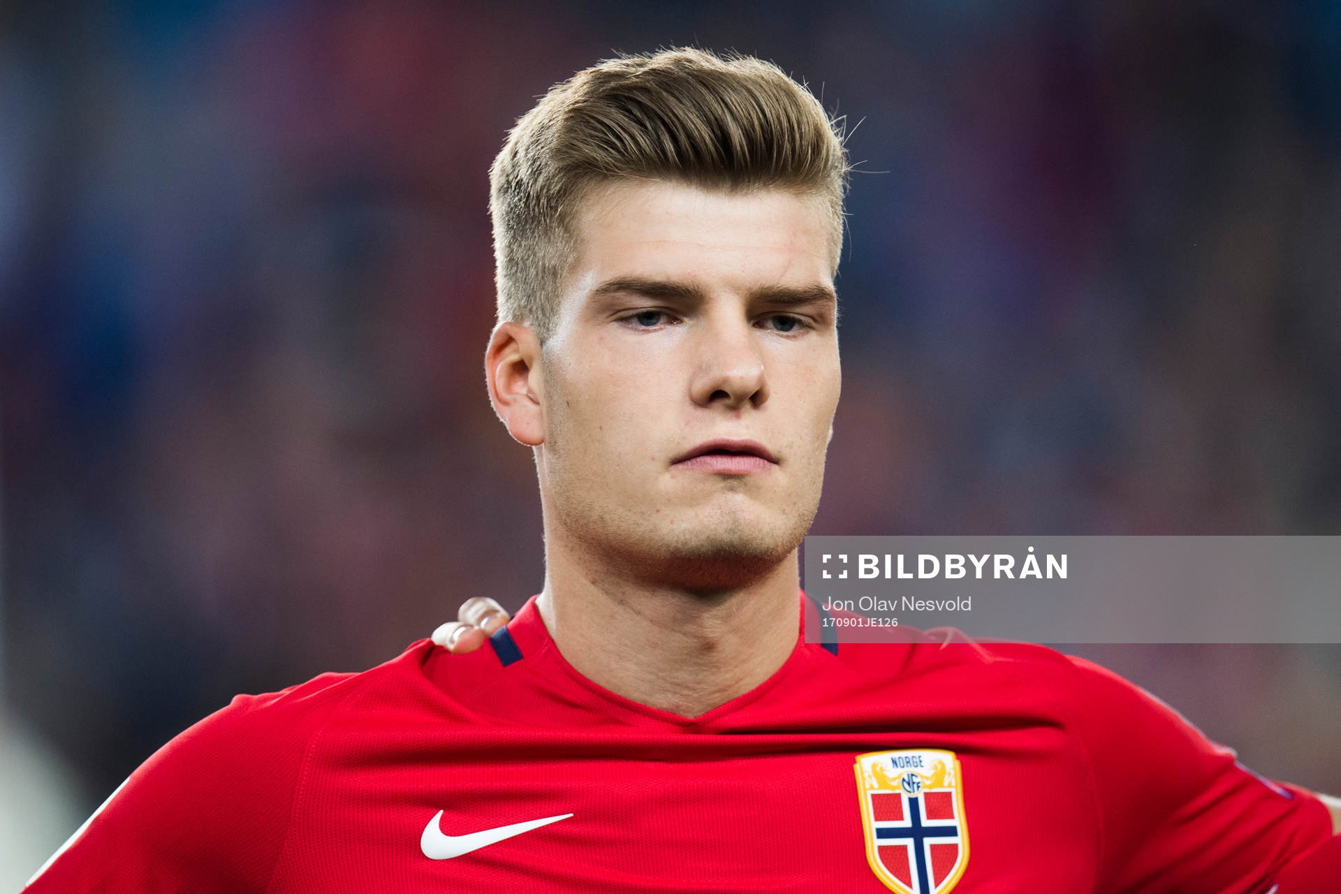 Alexander Sørloth of Norway