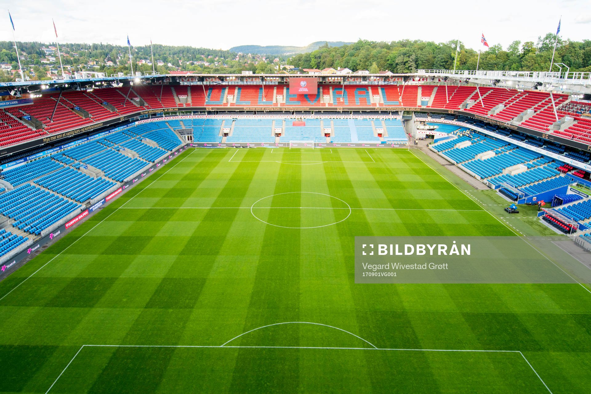 General view of Ullevaal Stadium
